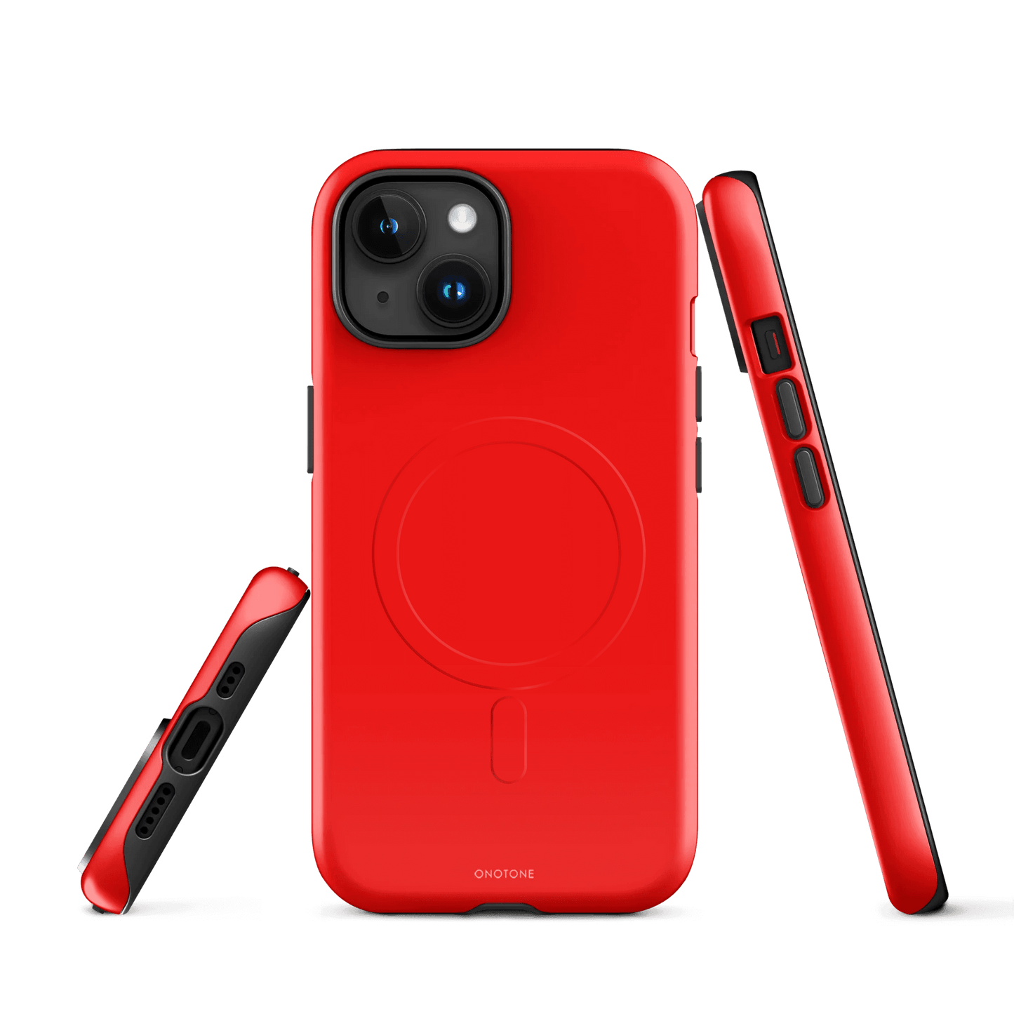 Neon Red iPhone Case