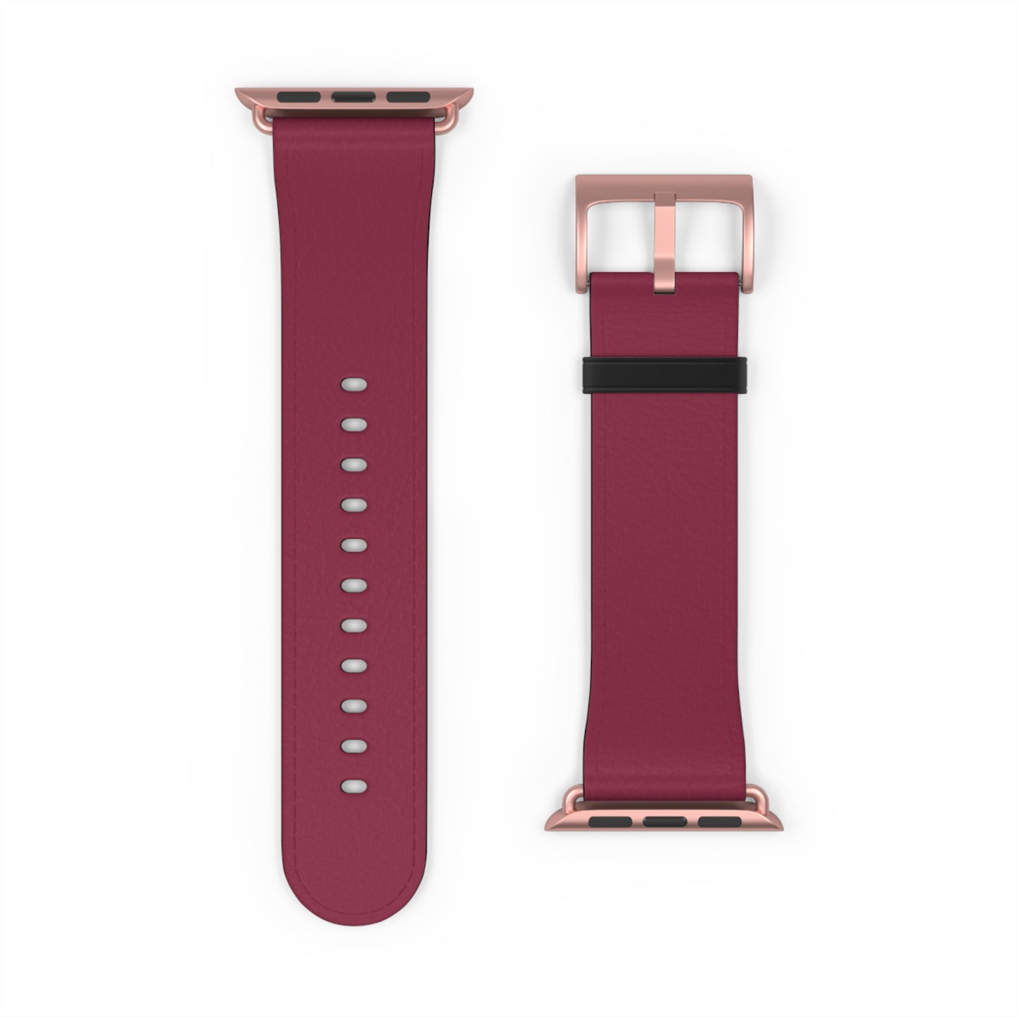 DARK BROWN APPLE® WATCH BAND- PANTONE® 208
