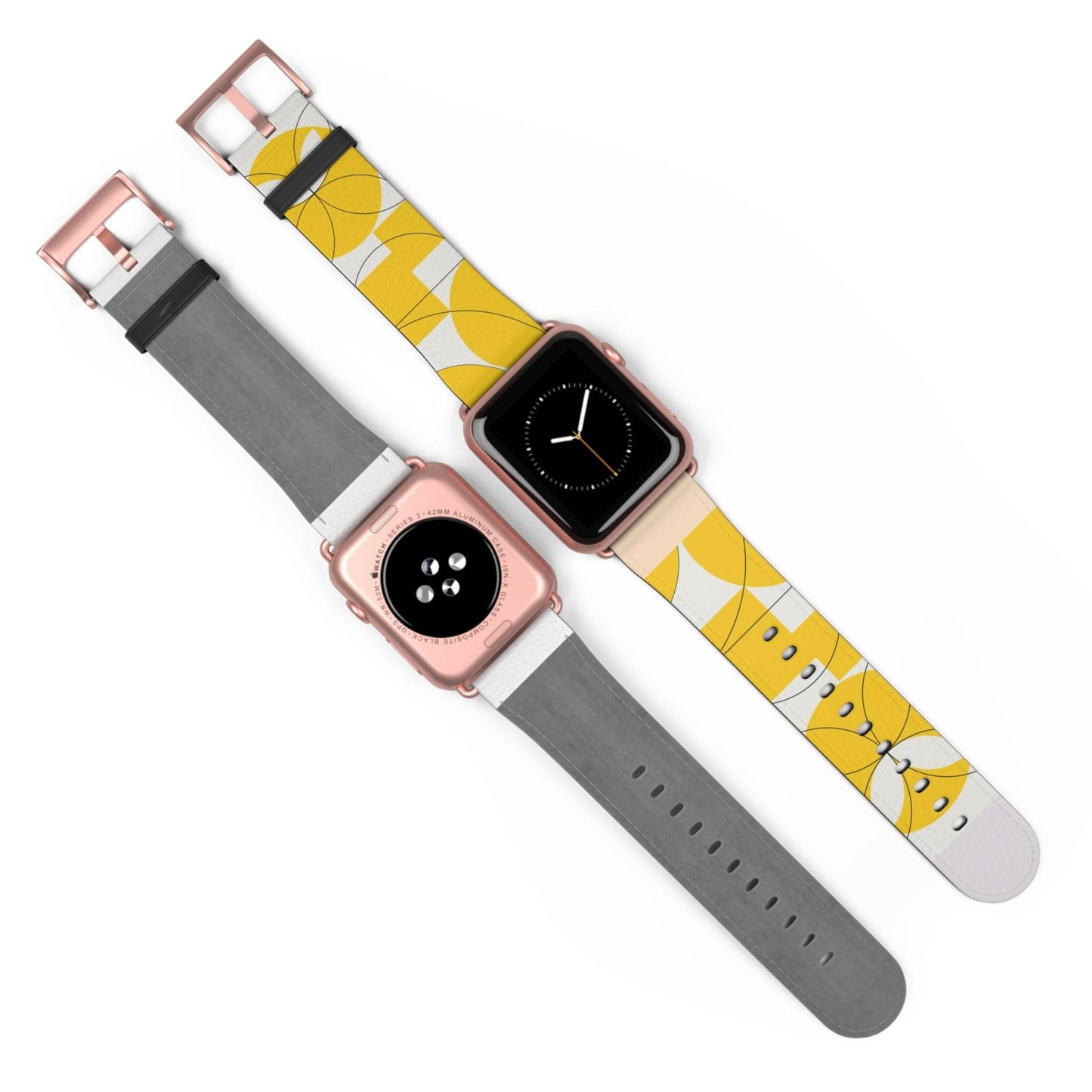 BAUHAUS YELLOW, BLUE MODERN APPLE® WATCH BAND