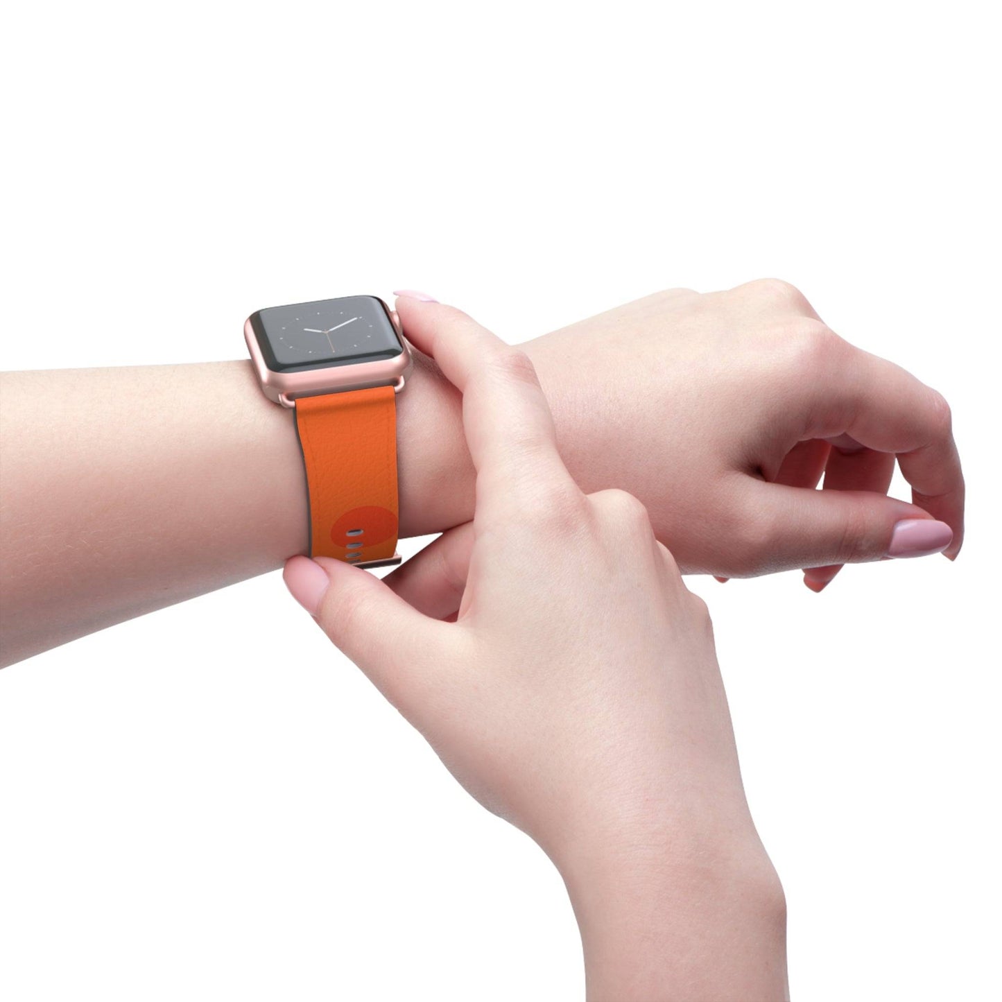 MODERN APPLE® WATCH BAND - ORANGE