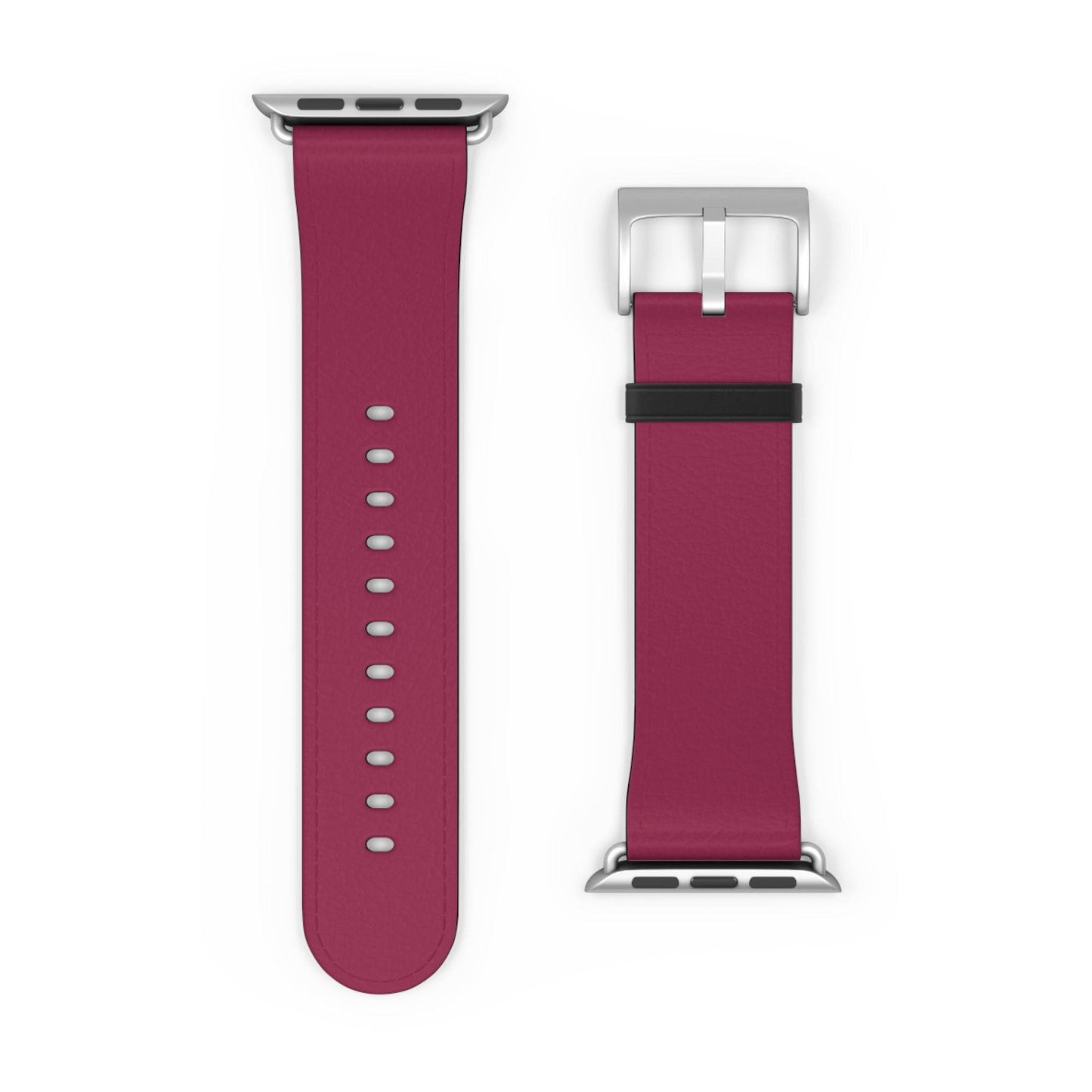 BURGANDY APPLE® WATCH BAND- PANTONE® 221