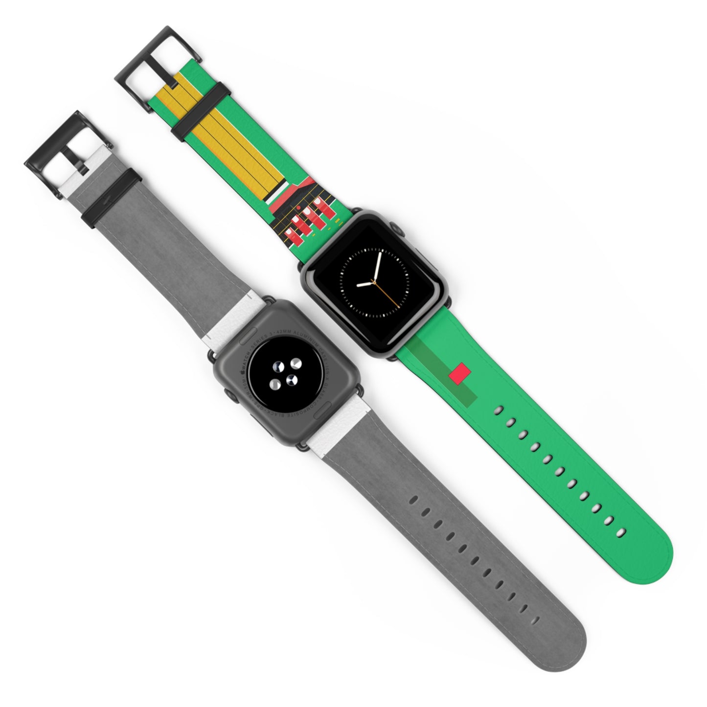 GREEN MODERN LINES APPLE® WATCH BAND