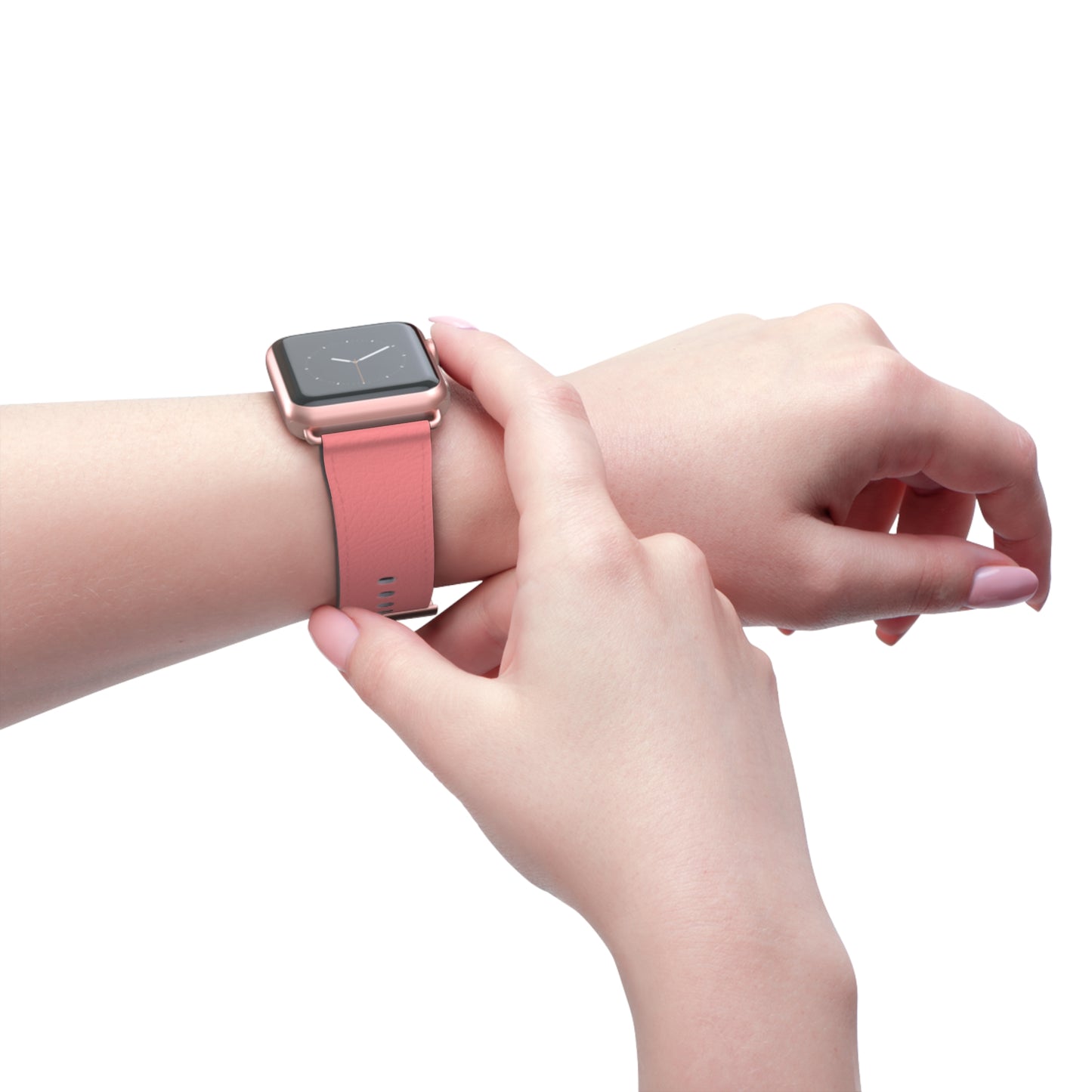 Neon Flamingo Red Apple® Watch Band