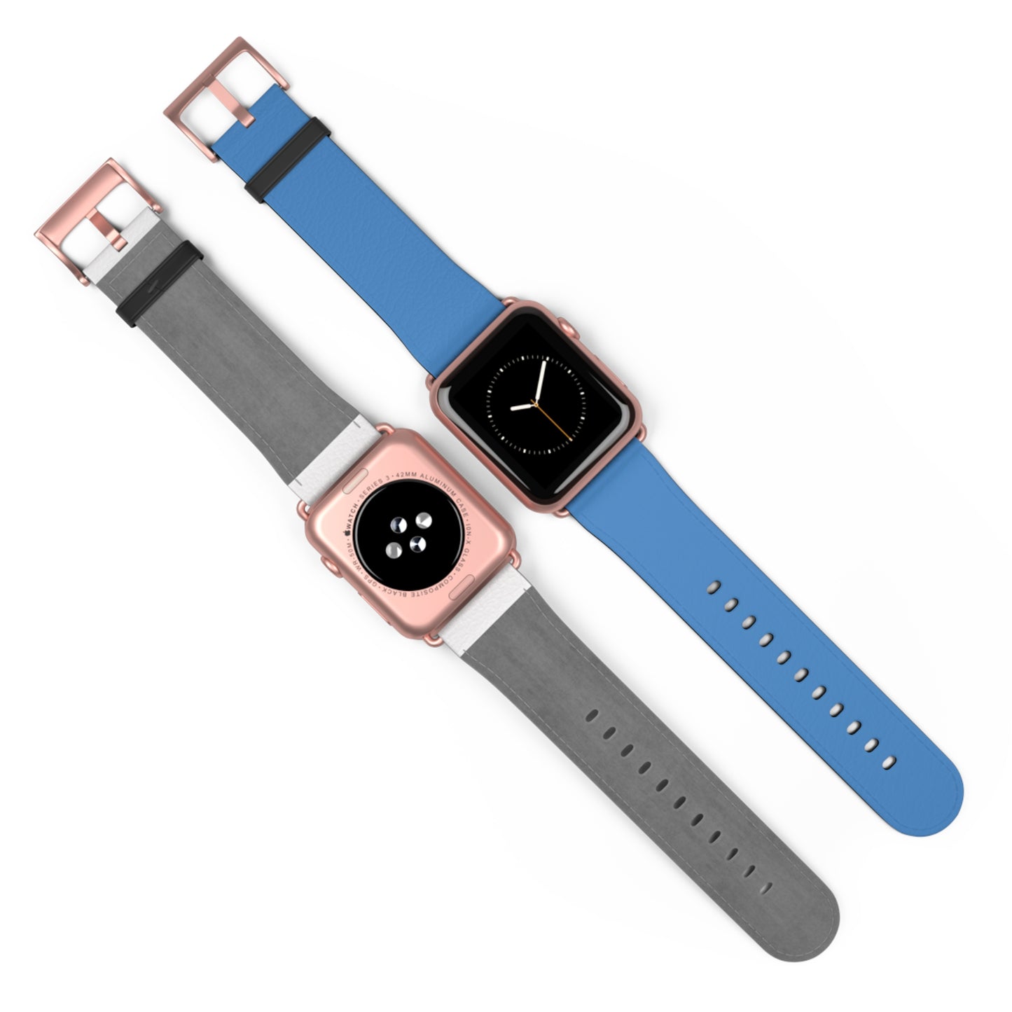 STEEL BLUE APPLE® WATCH BAND- PANTONE® 279