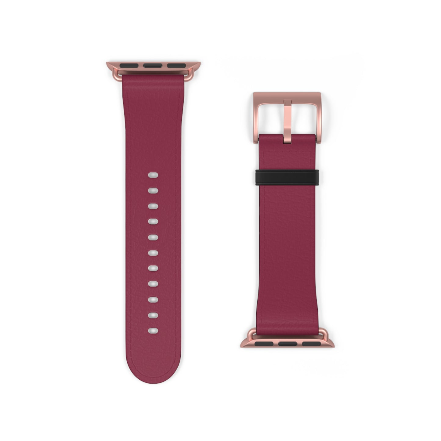 DARK BROWN APPLE® WATCH BAND- PANTONE® 208