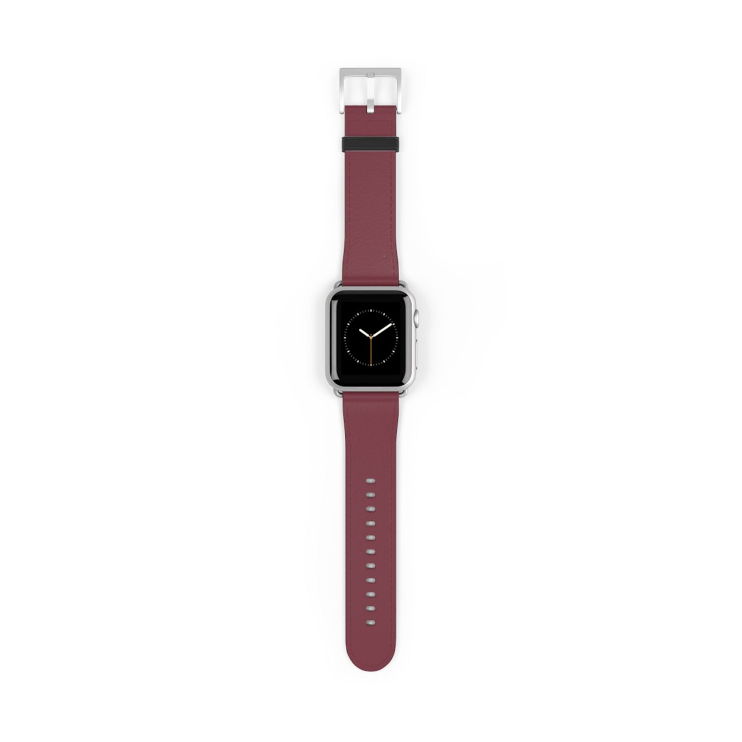 DARK BROWN APPLE® WATCH BAND- PANTONE® 195