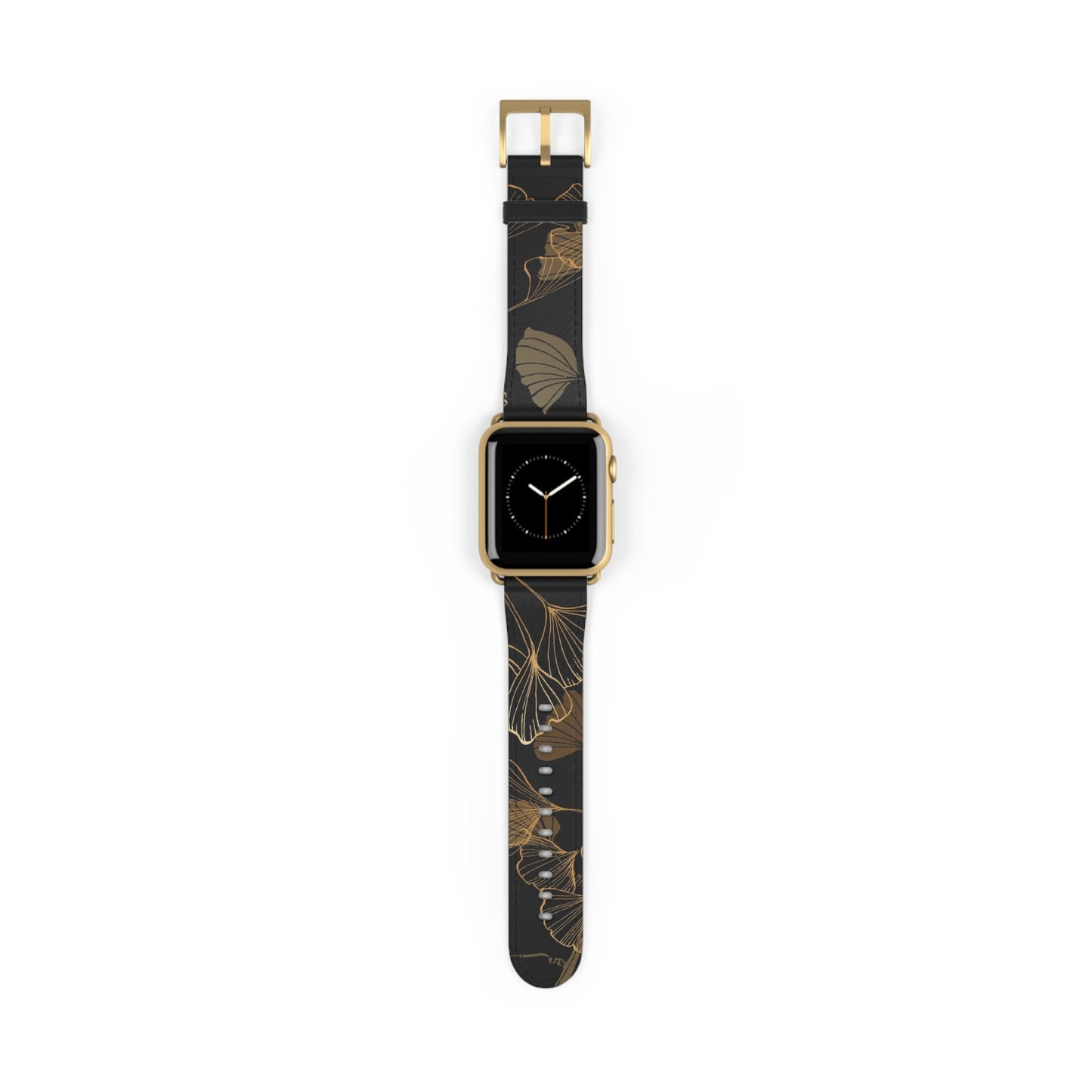 GINKO LEAVES JAPANESE INDIGO DESIGN APPLE® WATCH BAND