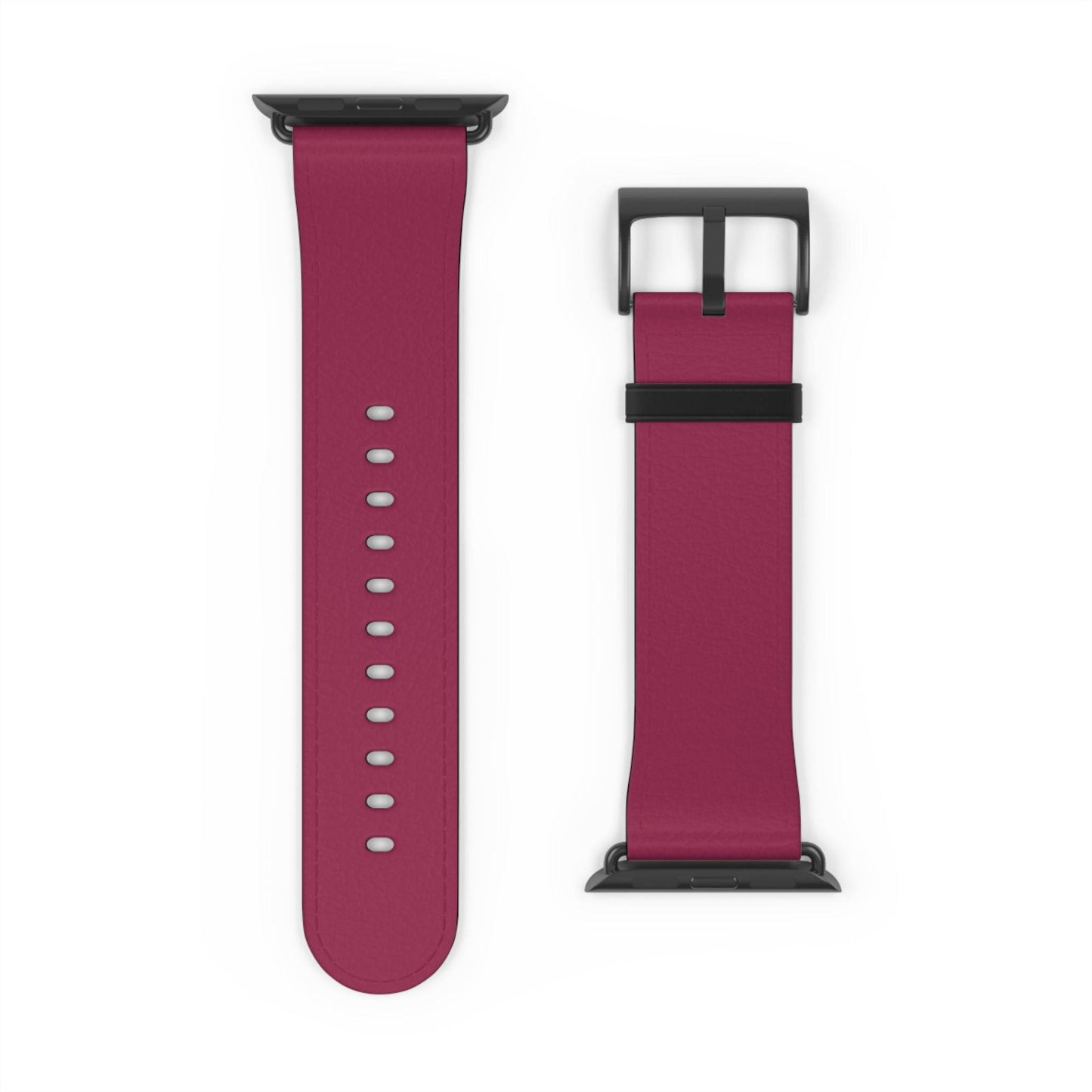 BURGANDY APPLE® WATCH BAND- PANTONE® 221