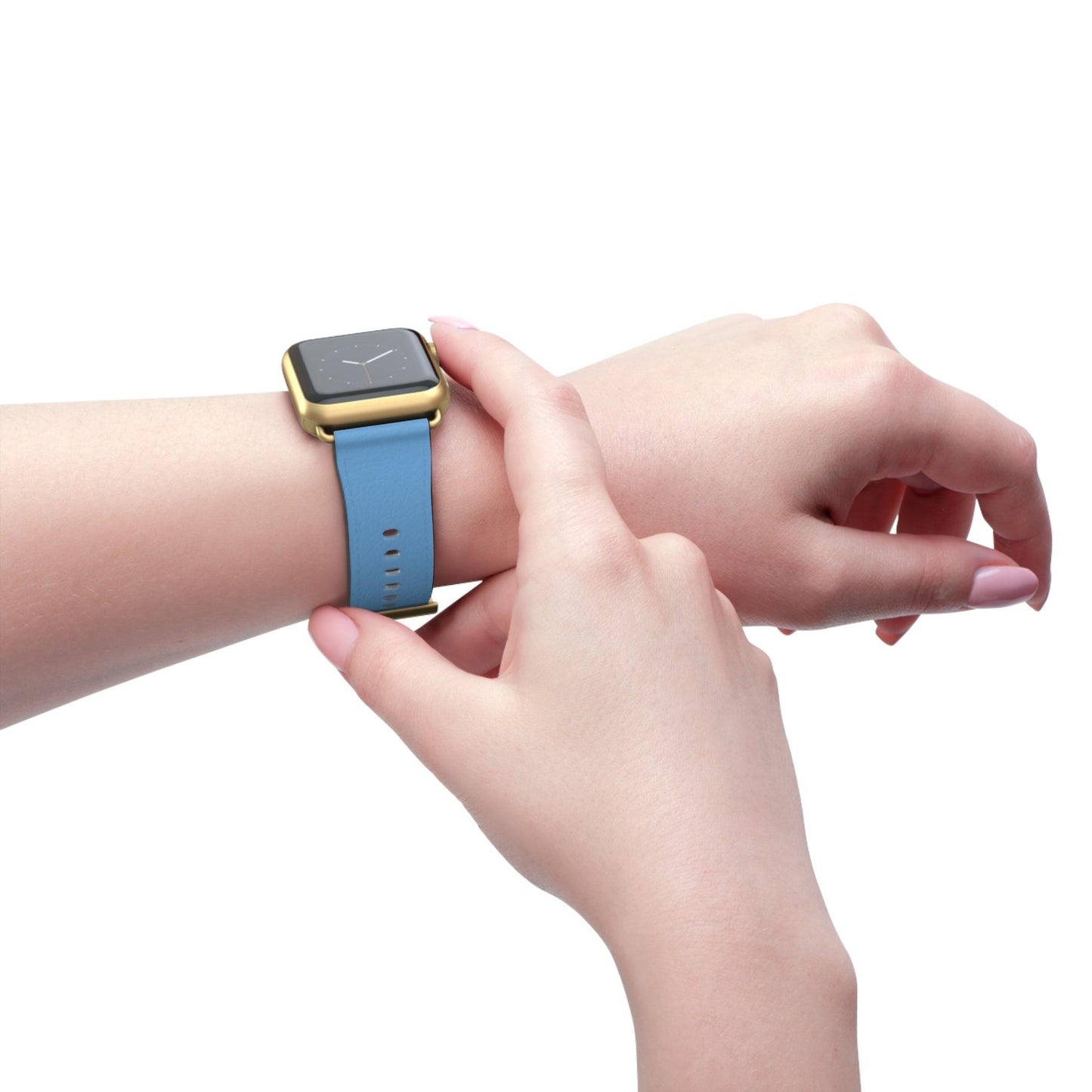 LIGHT BLUE APPLE® WATCH BAND- PANTONE® 284