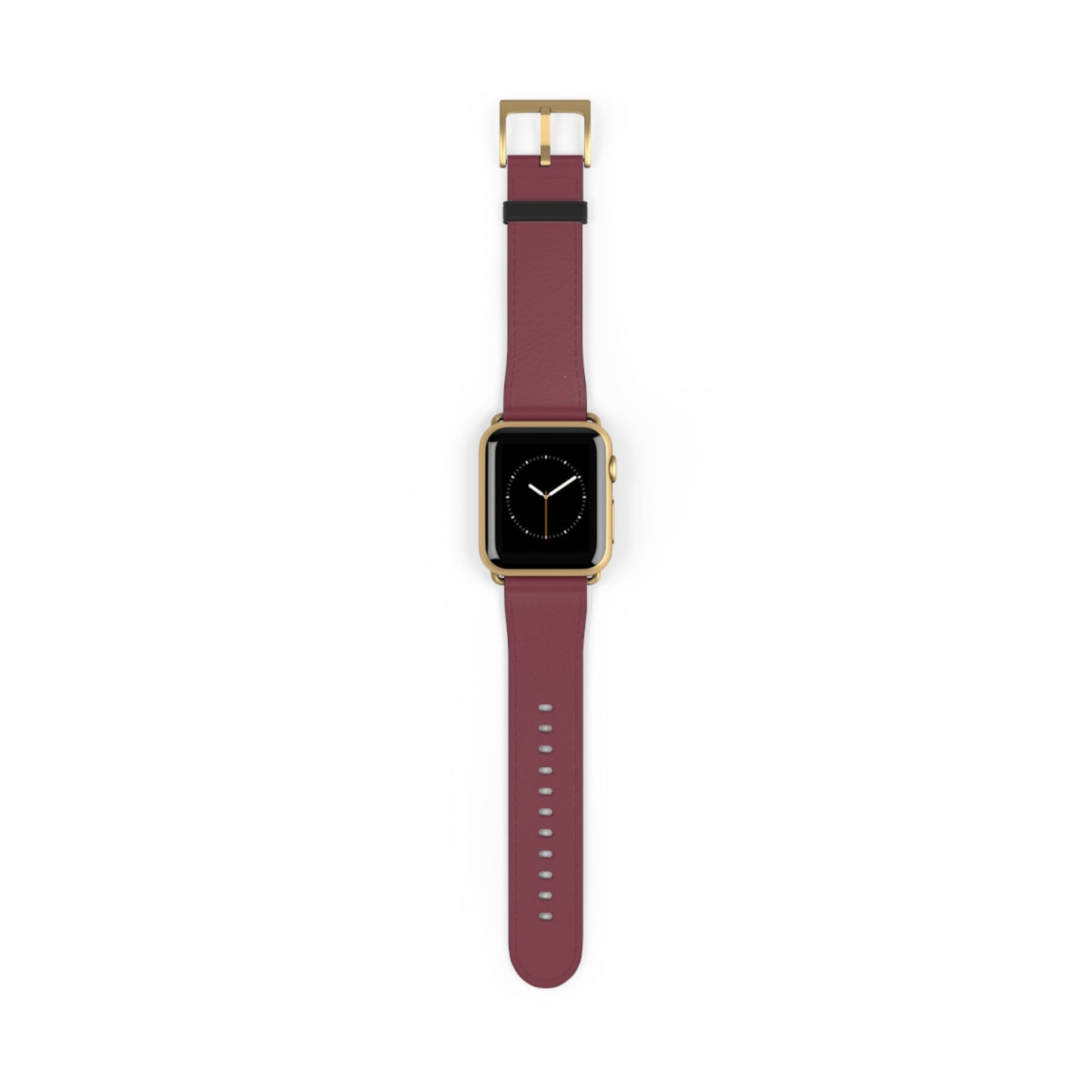DARK BROWN APPLE® WATCH BAND- PANTONE® 195