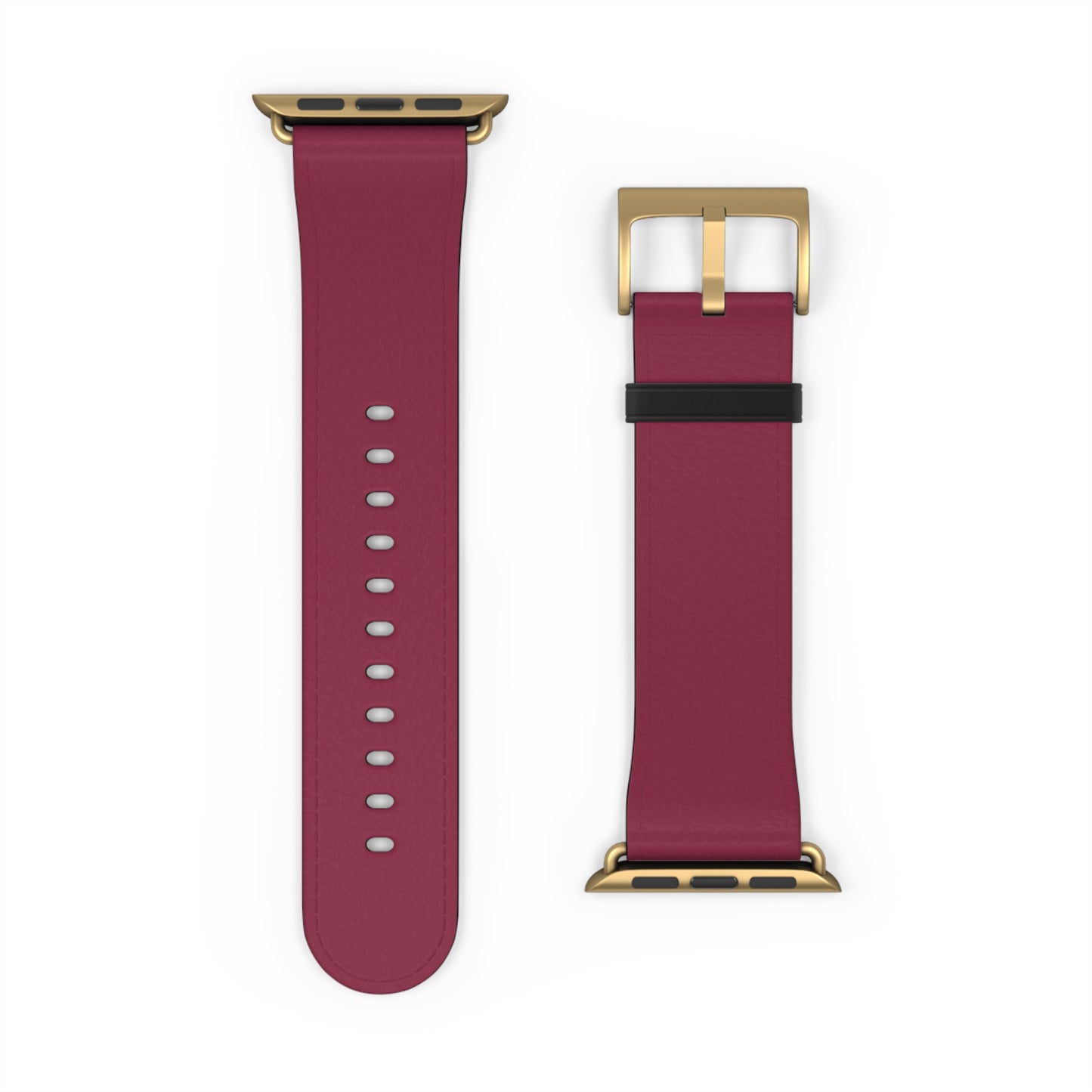 DARK BROWN APPLE® WATCH BAND- PANTONE® 208