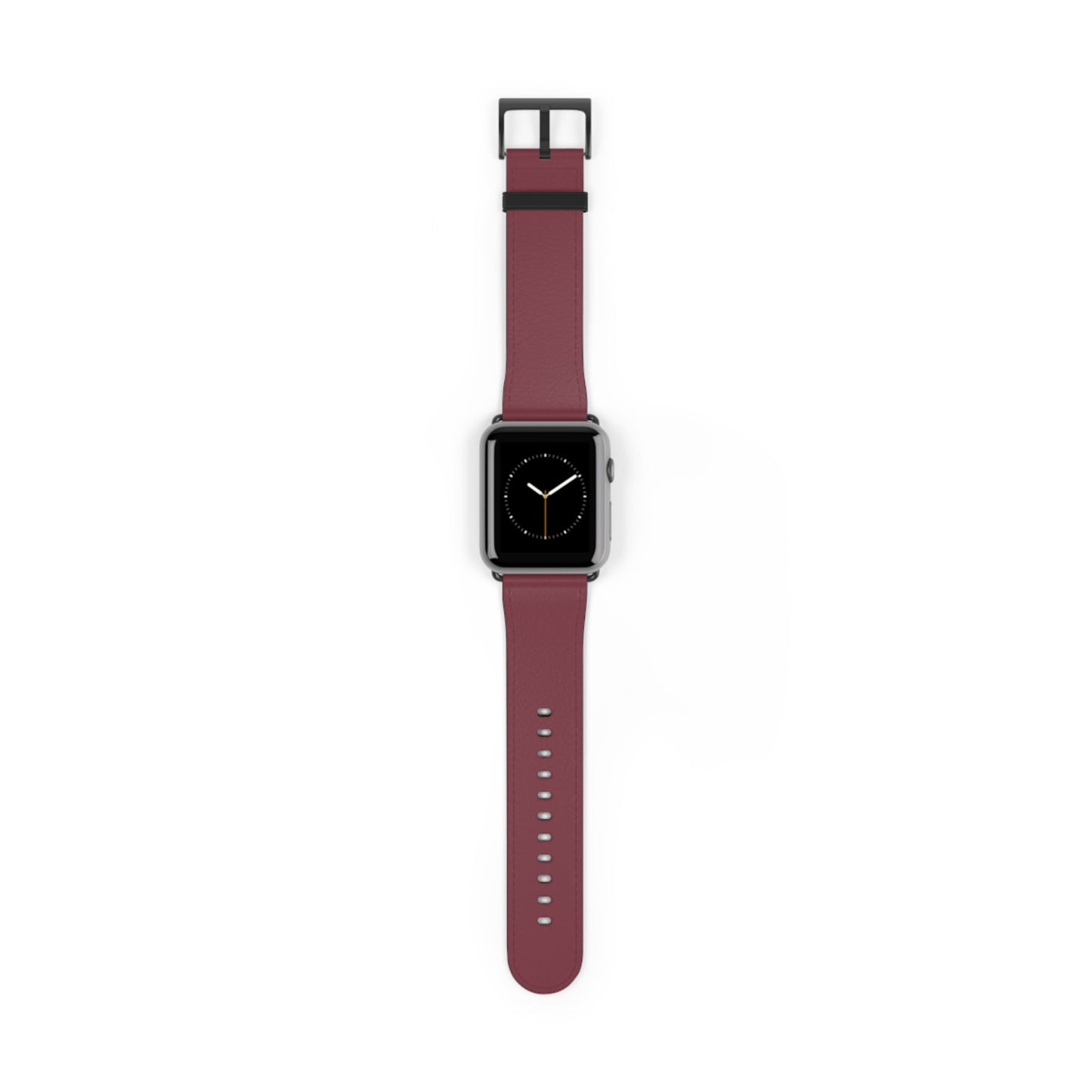 DARK BROWN APPLE® WATCH BAND- PANTONE® 195