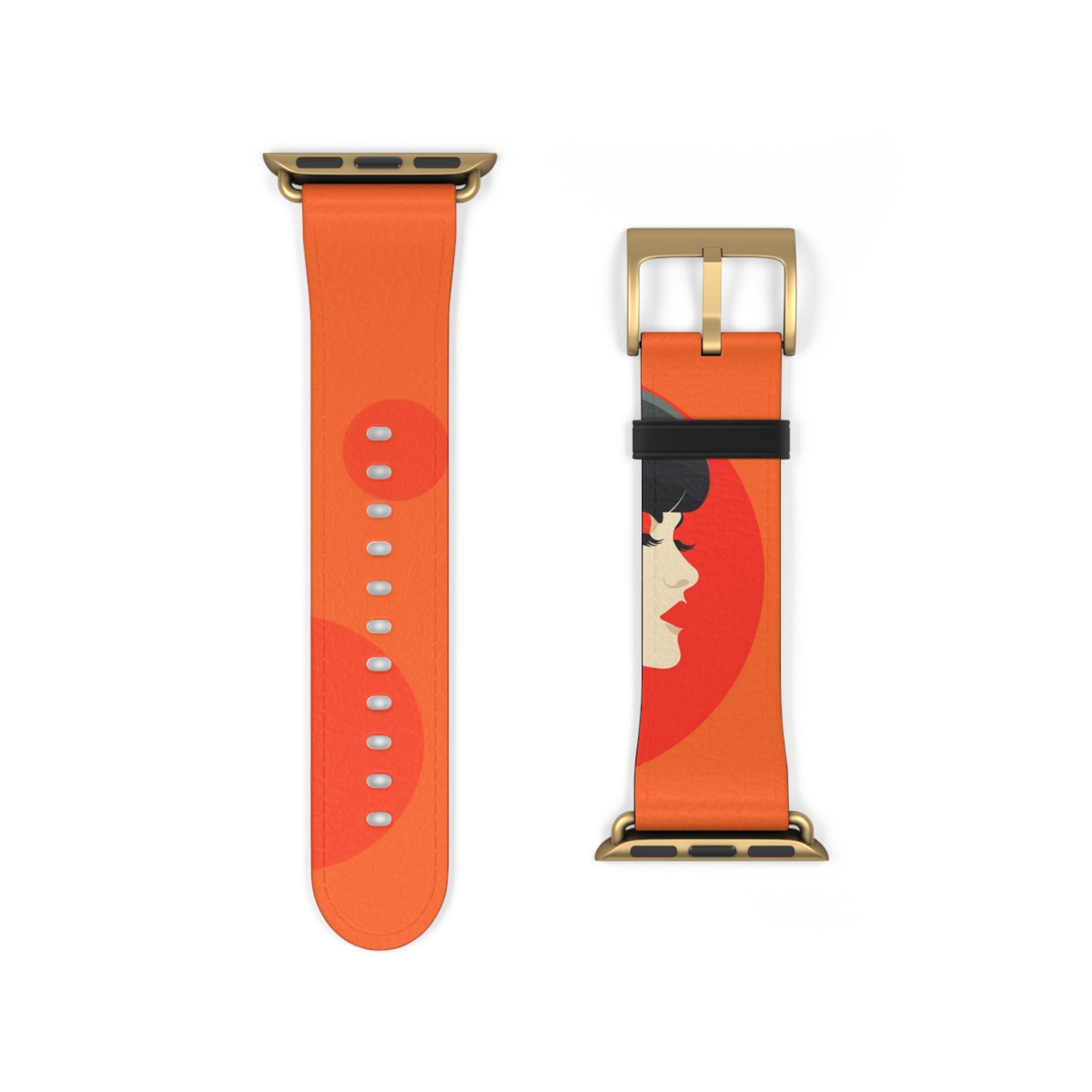 MODERN APPLE® WATCH BAND - ORANGE