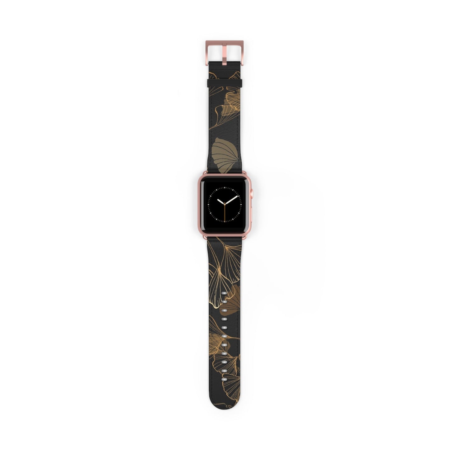 GINKO LEAVES JAPANESE INDIGO DESIGN APPLE® WATCH BAND