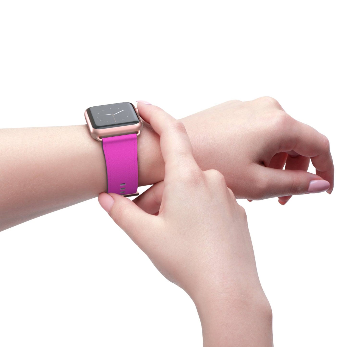 Neon Fuchsia Pink Apple® Watch Band
