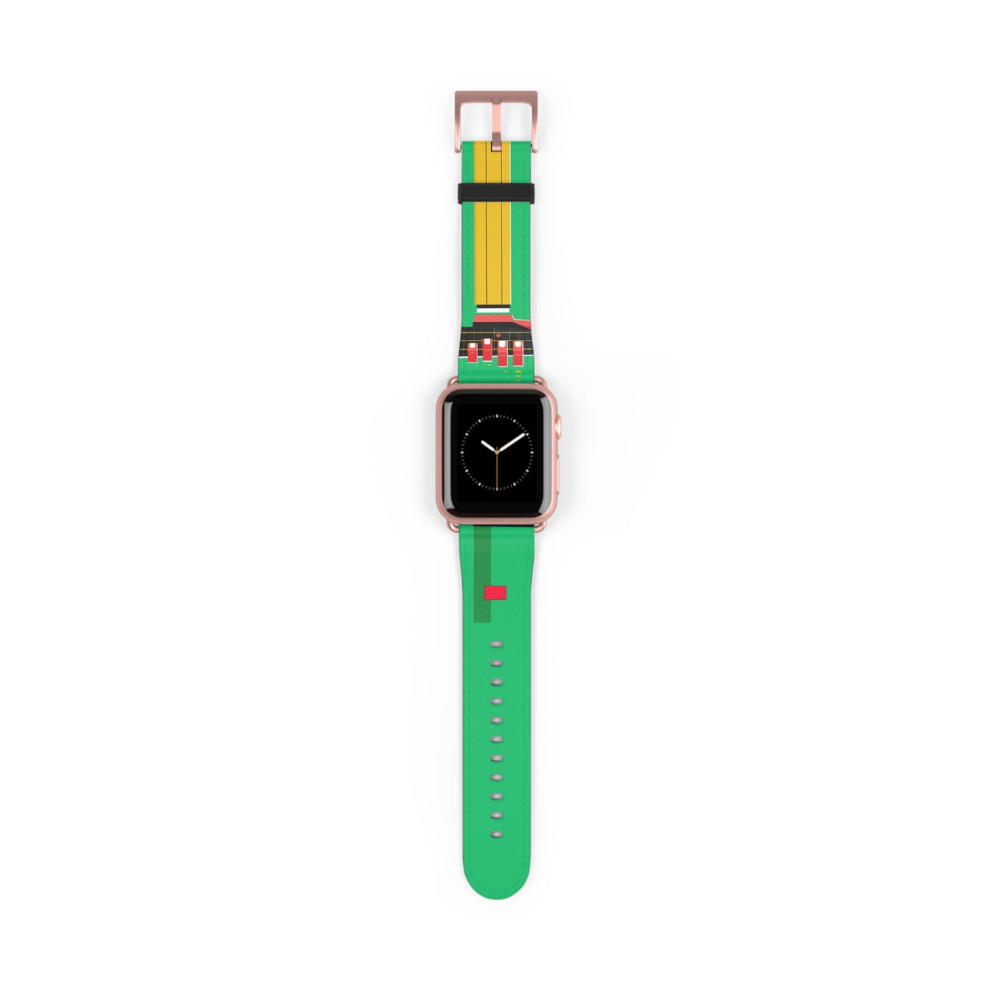 GREEN MODERN LINES APPLE® WATCH BAND