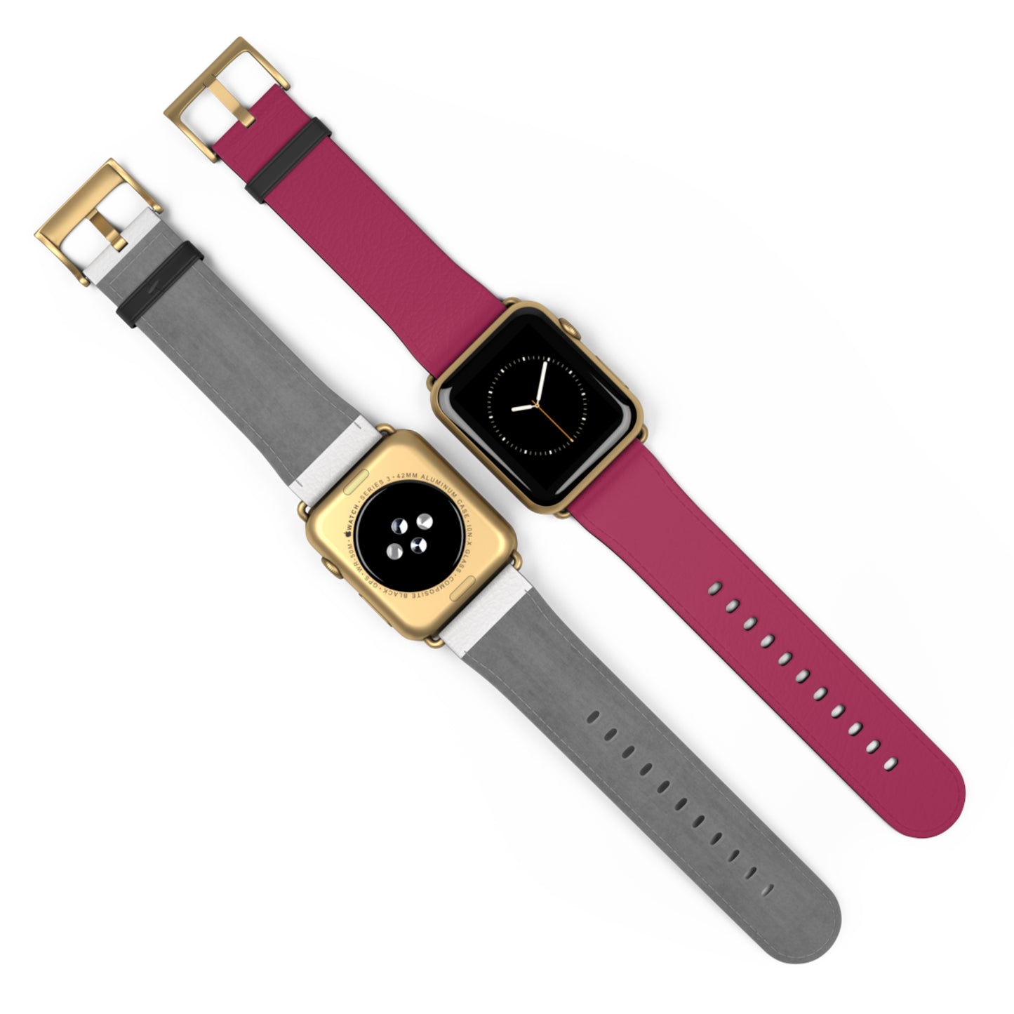 CRIMSON APPLE® WATCH BAND- PANTONE® 220