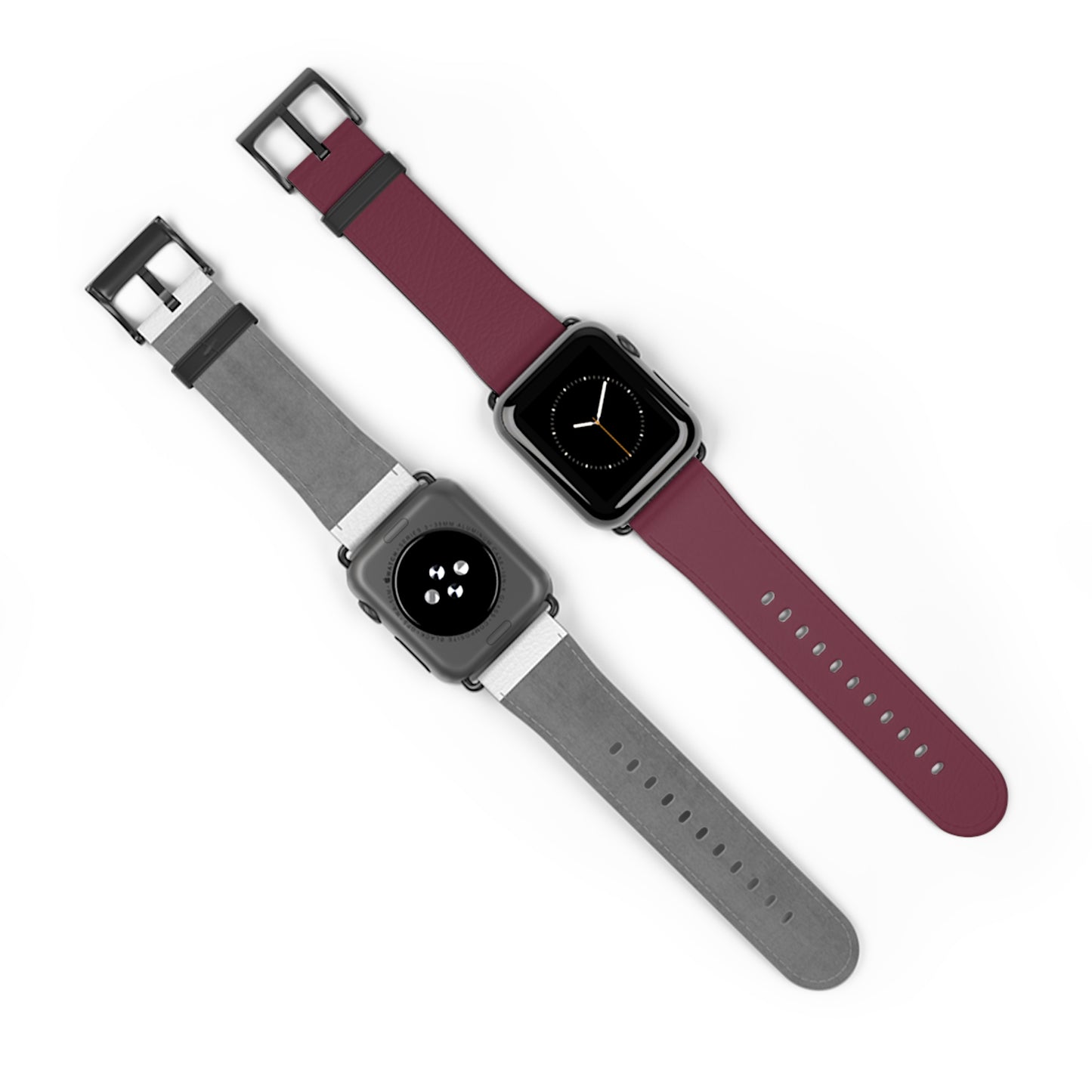 DARK BROWN APPLE® WATCH BAND- PANTONE® 209