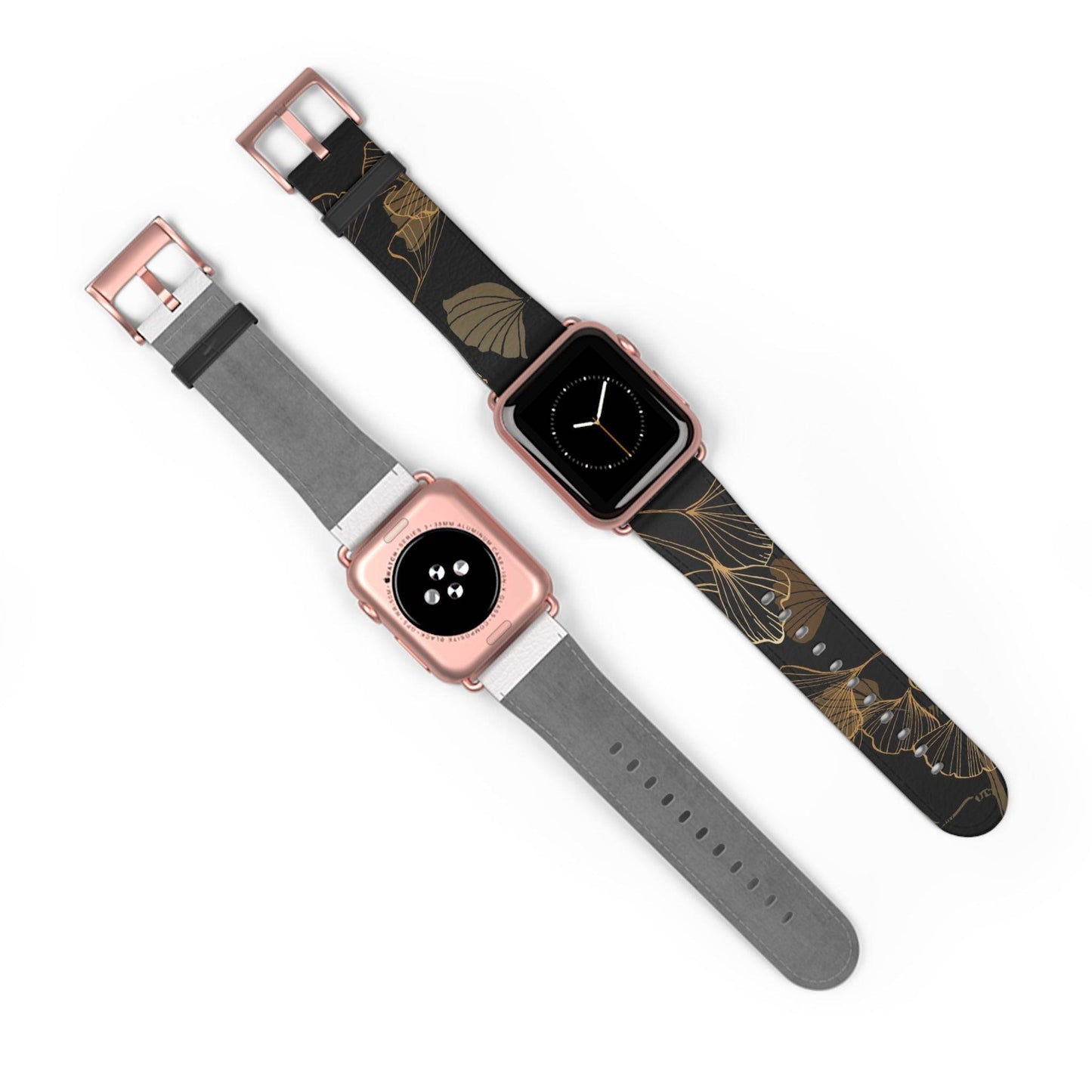 GINKO LEAVES JAPANESE INDIGO DESIGN APPLE® WATCH BAND