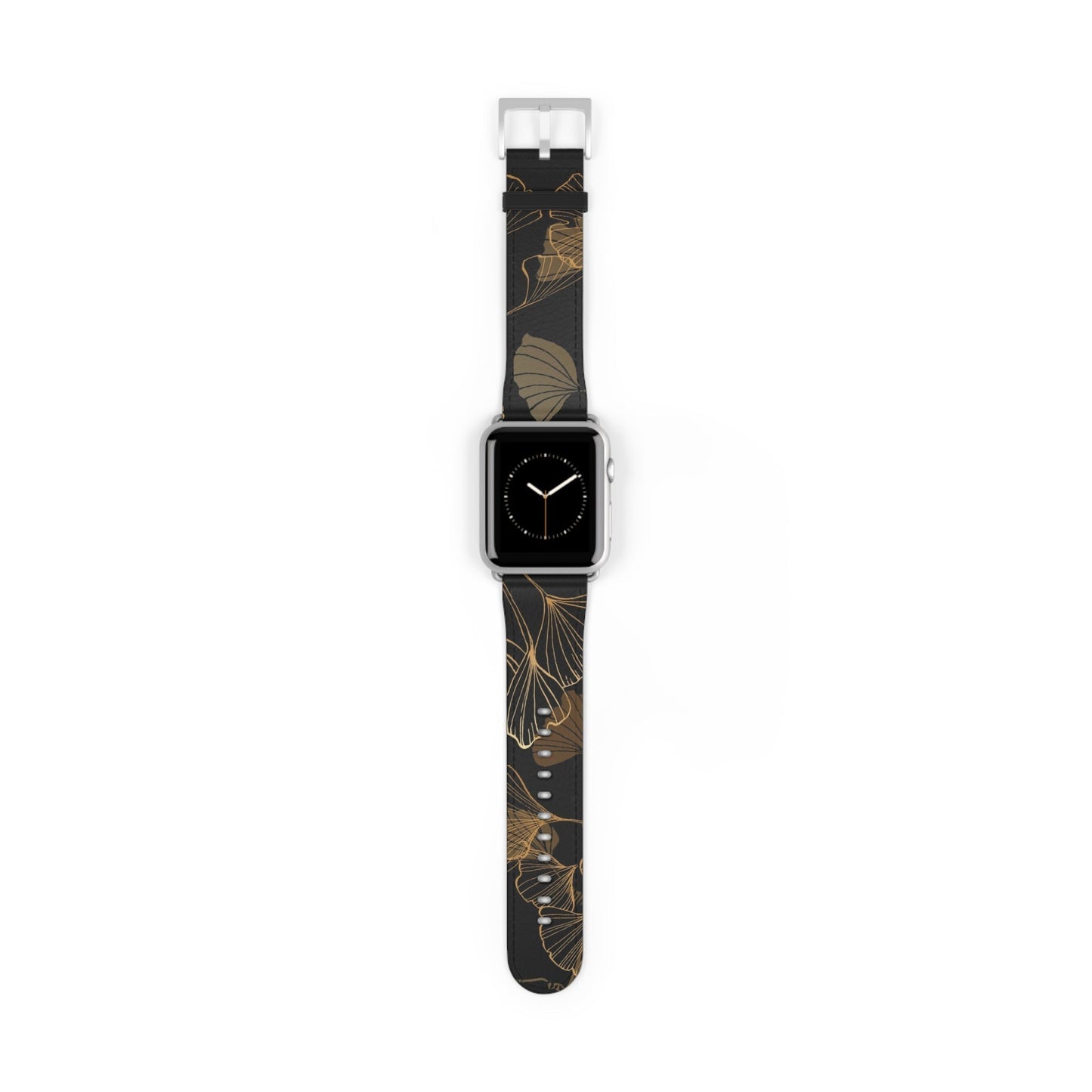 GINKO LEAVES JAPANESE INDIGO DESIGN APPLE® WATCH BAND