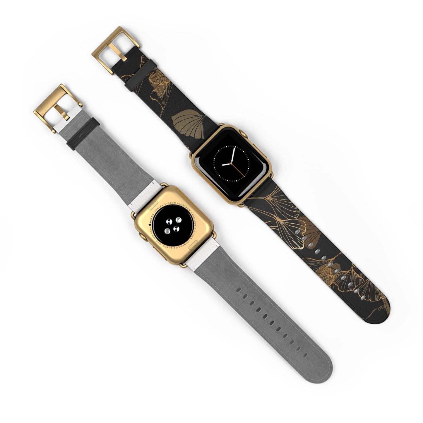 GINKO LEAVES JAPANESE INDIGO DESIGN APPLE® WATCH BAND
