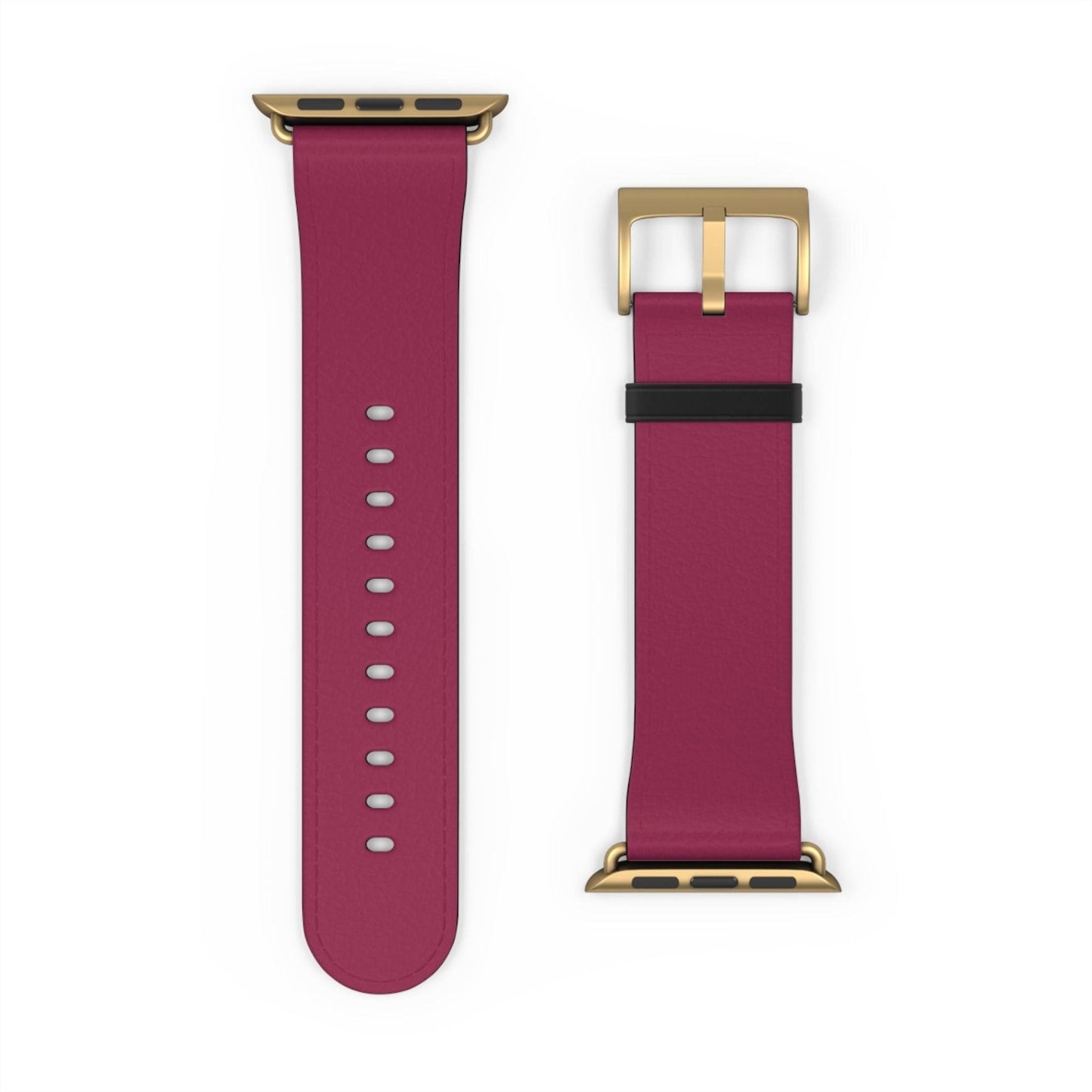 BURGANDY APPLE® WATCH BAND- PANTONE® 221