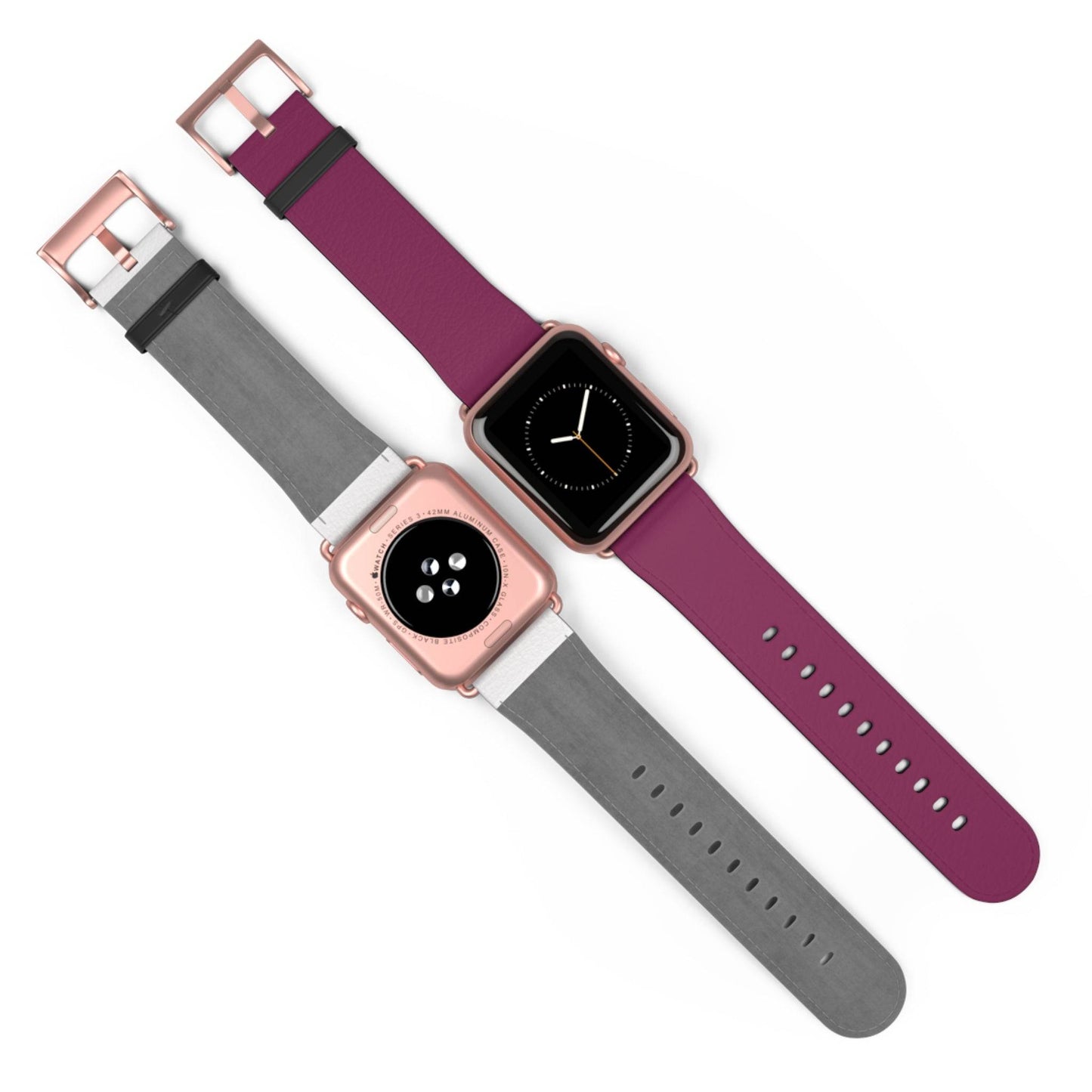 DARK MAGENTA APPLE® WATCH BAND- PANTONE® 235