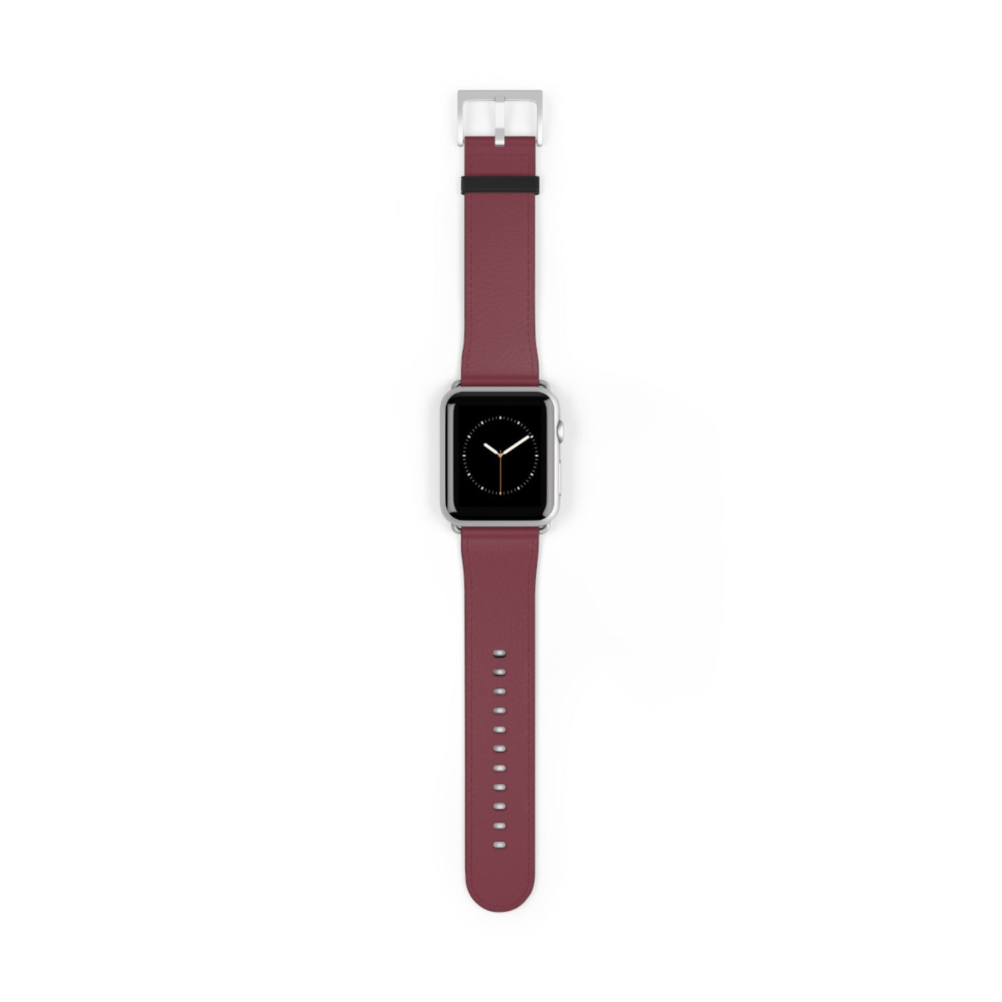 DARK BROWN APPLE® WATCH BAND- PANTONE® 195