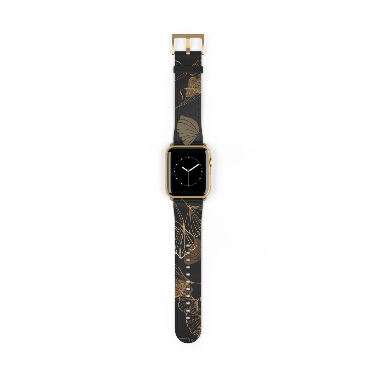 GINKO LEAVES JAPANESE INDIGO DESIGN APPLE® WATCH BAND