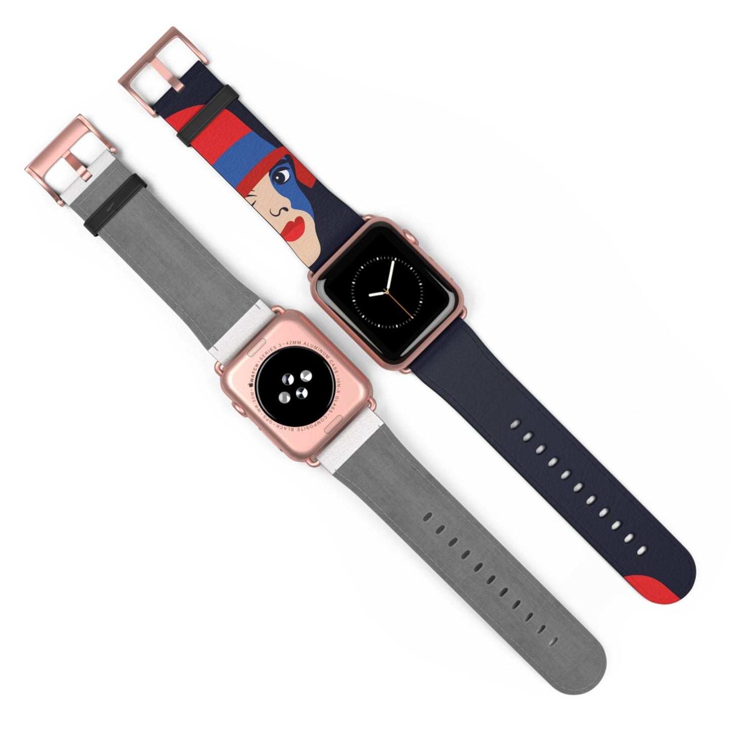RED MODERN APPLE® WATCH BAND