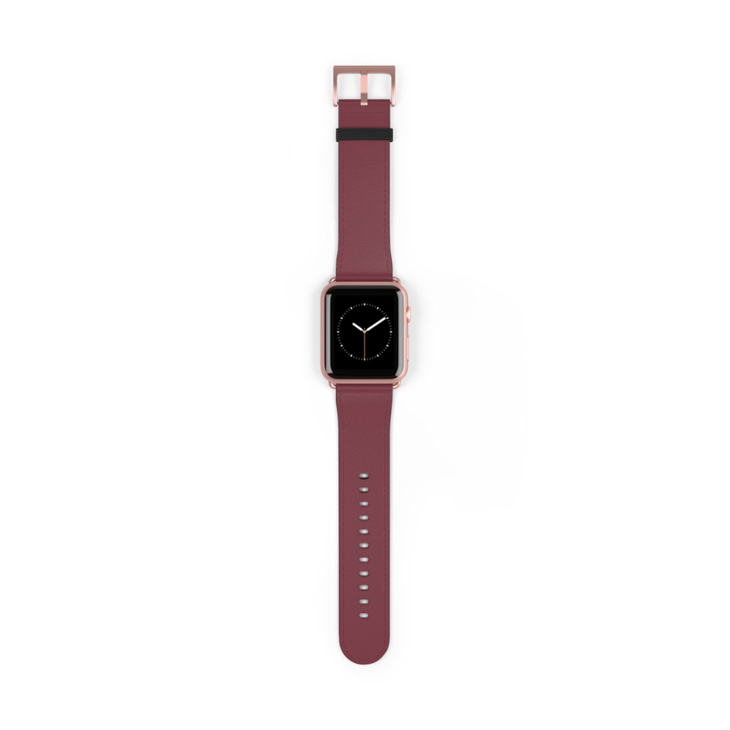 DARK BROWN APPLE® WATCH BAND- PANTONE® 195