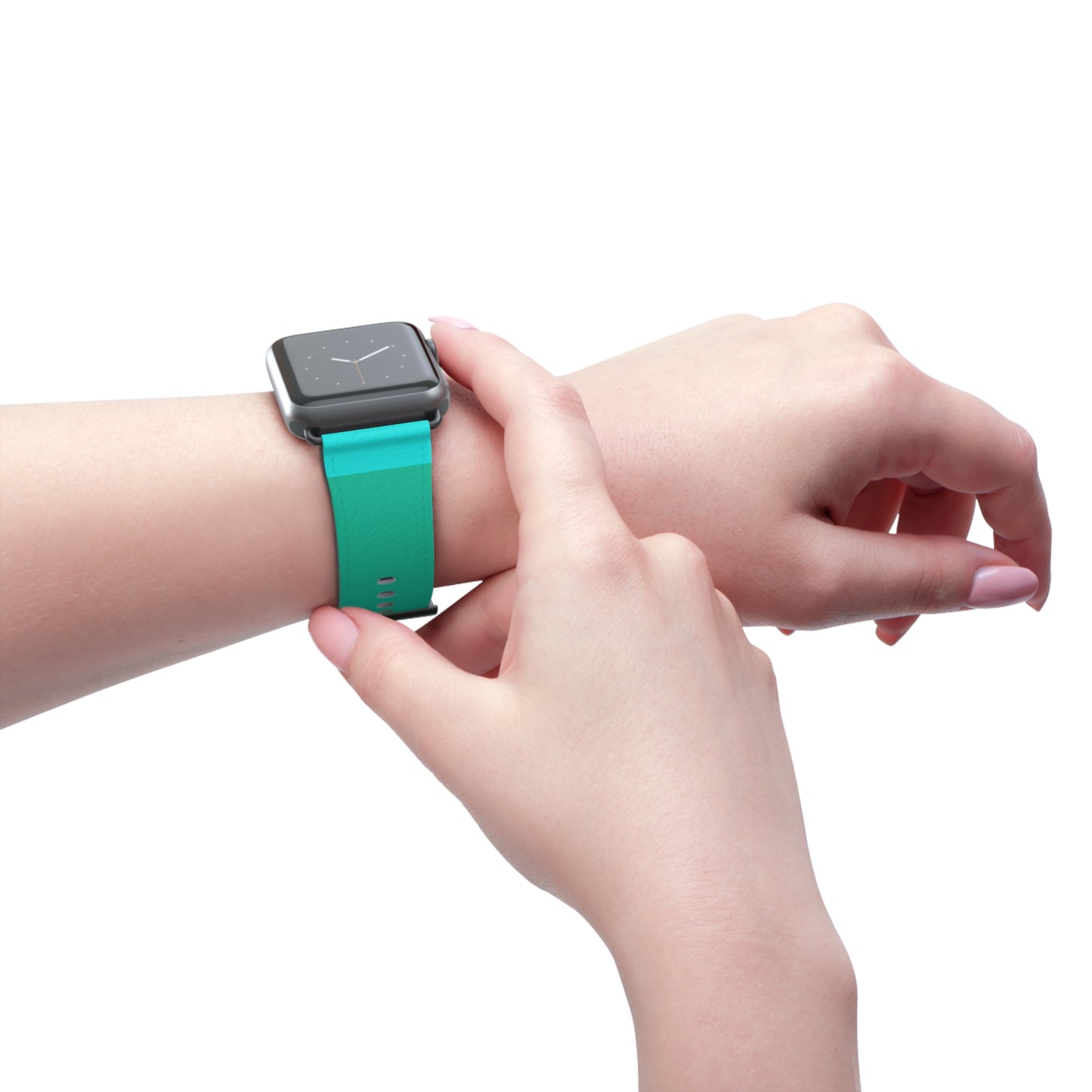 BLUE & GREEN APPLE® WATCH BAND