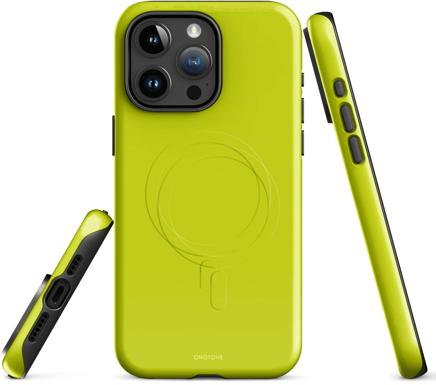 Acid Green-Yellow iPhone Case