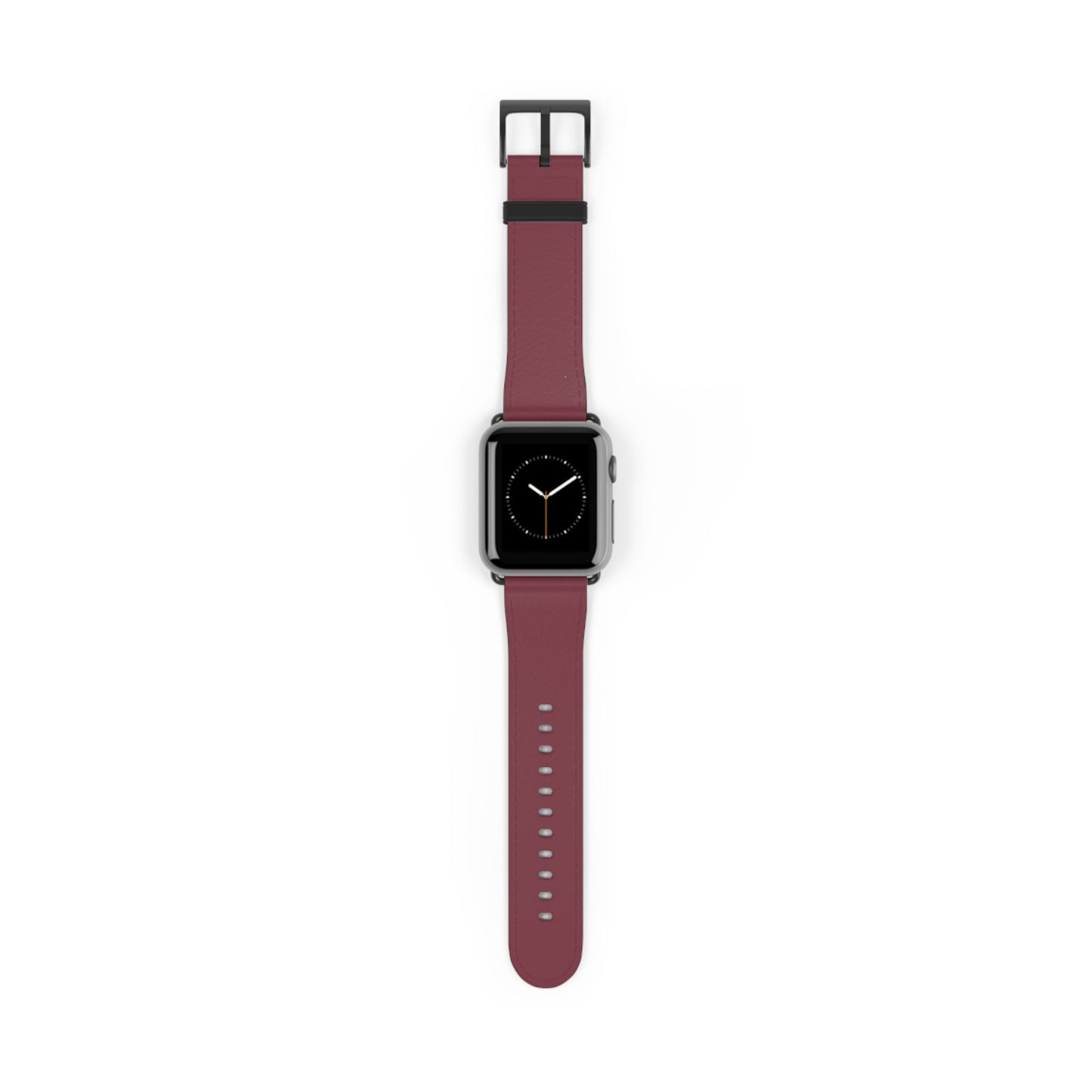 DARK BROWN APPLE® WATCH BAND- PANTONE® 195