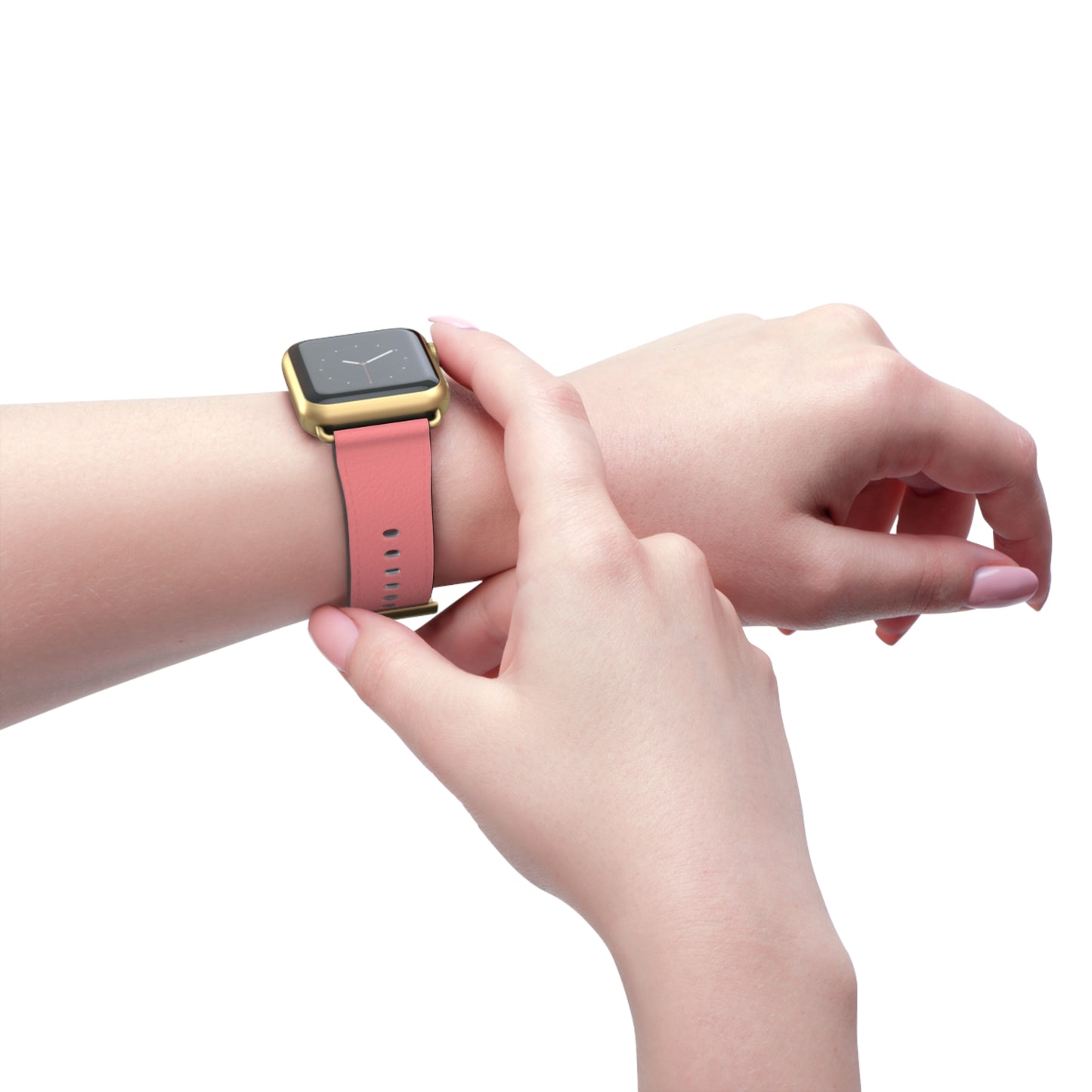 Neon Flamingo Red Apple® Watch Band
