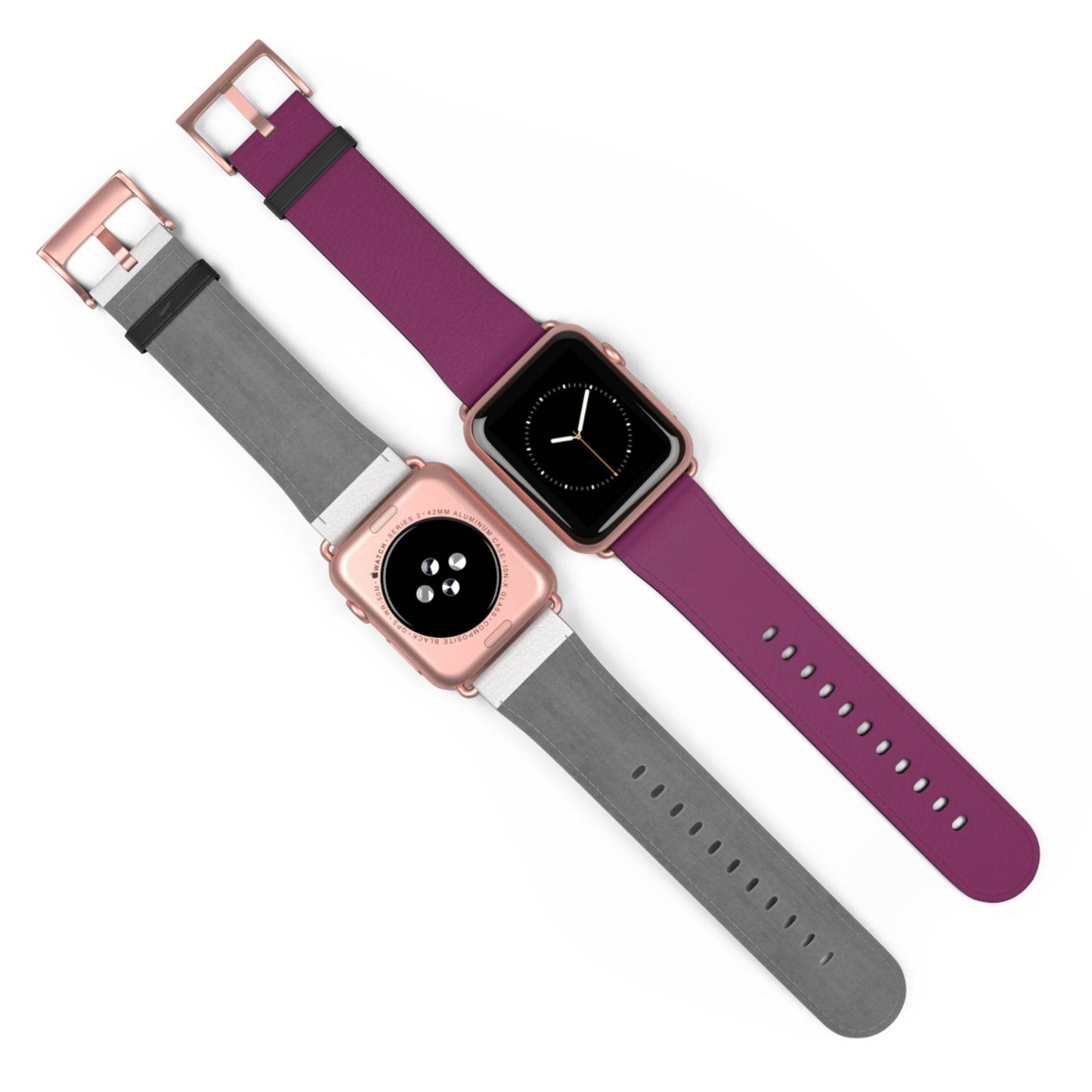 DARK MAGENTA APPLE® WATCH BAND- PANTONE® 242