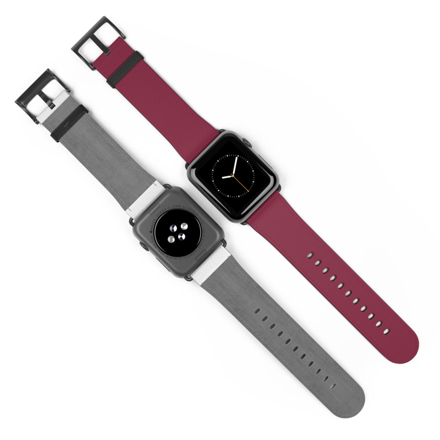 DARK BROWN APPLE® WATCH BAND- PANTONE® 208