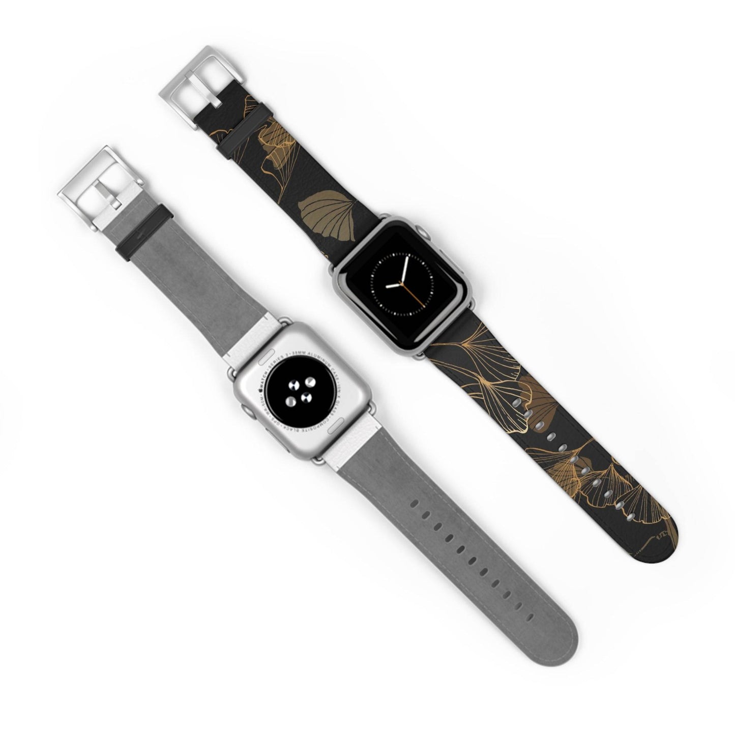 GINKO LEAVES JAPANESE INDIGO DESIGN APPLE® WATCH BAND