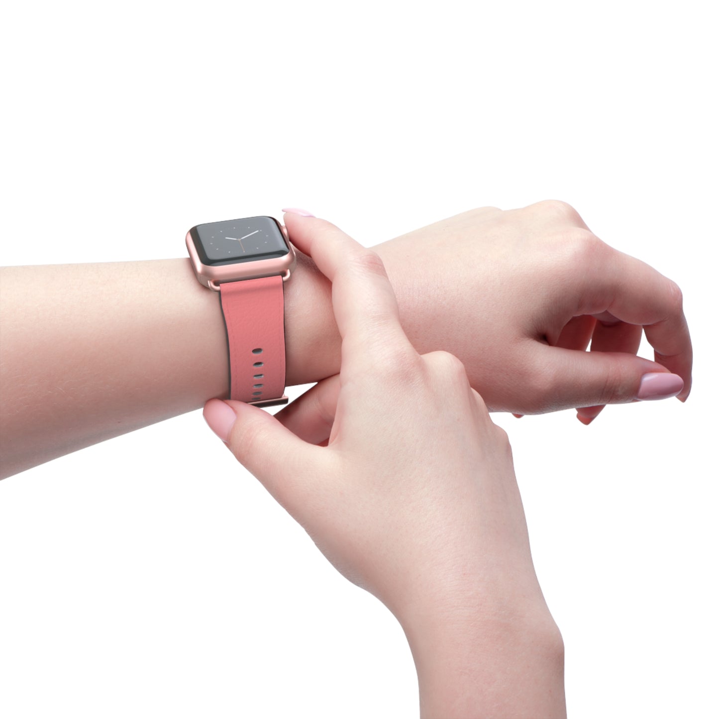 Neon Flamingo Red Apple® Watch Band