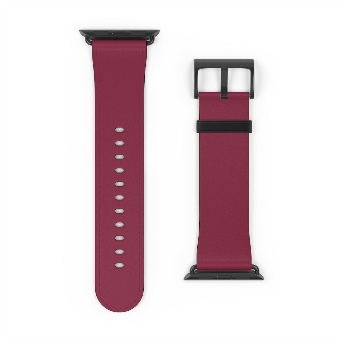 DARK BROWN APPLE® WATCH BAND- PANTONE® 208