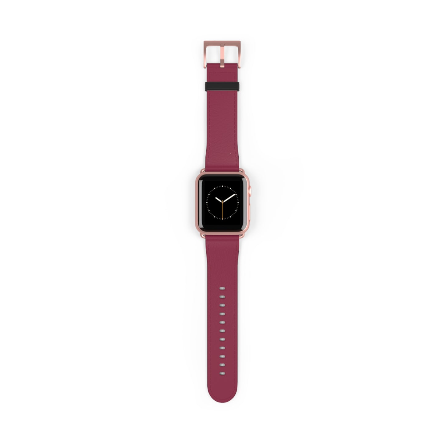 DARK BROWN APPLE® WATCH BAND- PANTONE® 208