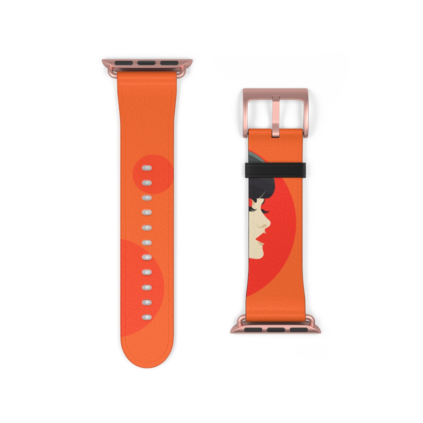 MODERN APPLE® WATCH BAND - ORANGE