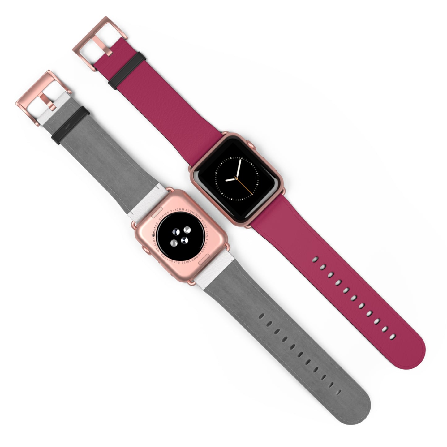 CRIMSON APPLE® WATCH BAND- PANTONE® 220