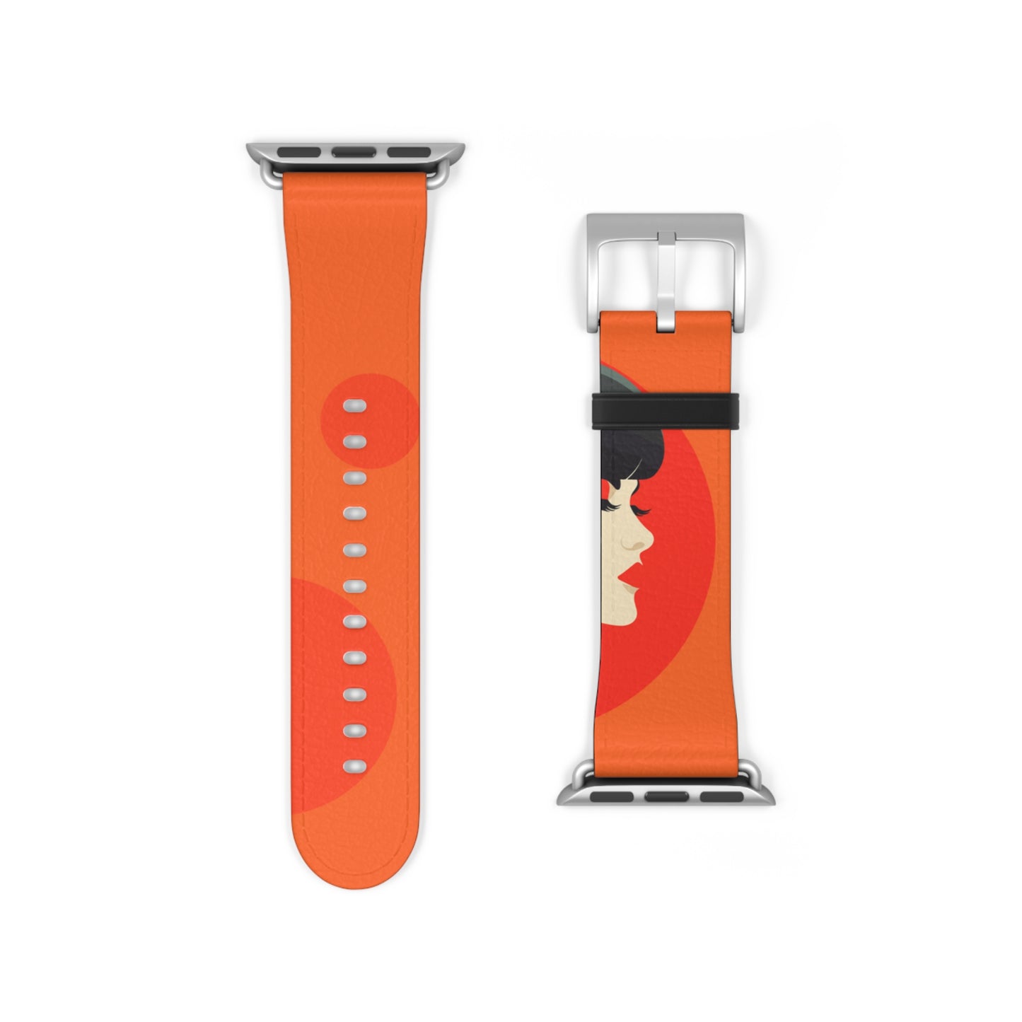 MODERN APPLE® WATCH BAND - ORANGE