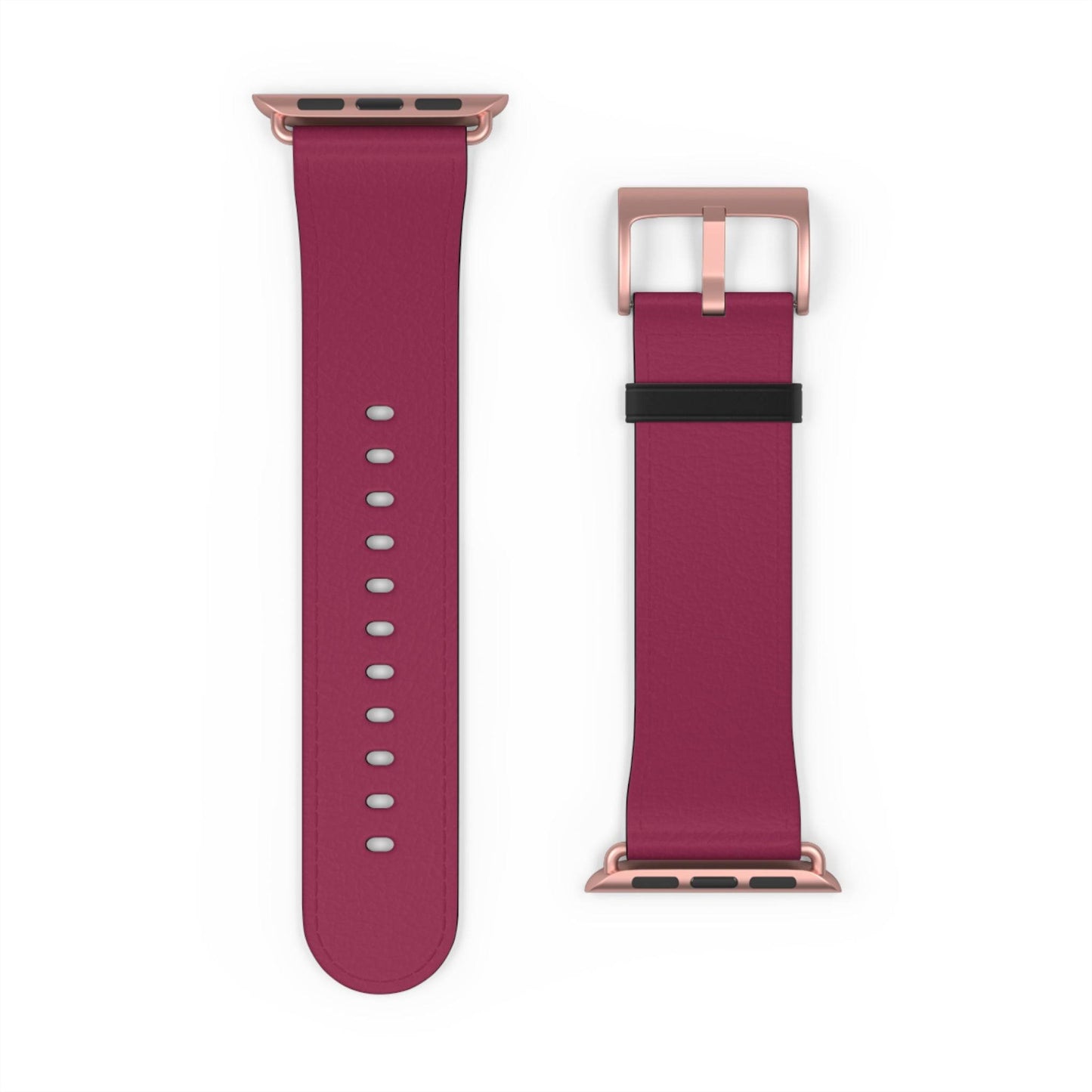 BURGANDY APPLE® WATCH BAND- PANTONE® 221