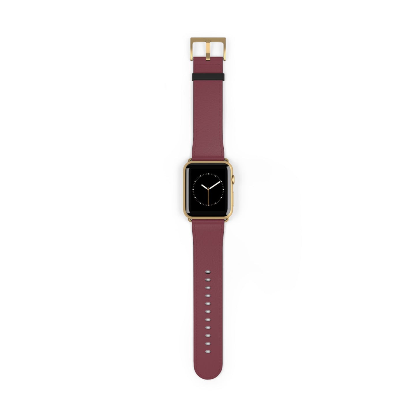 DARK BROWN APPLE® WATCH BAND- PANTONE® 195