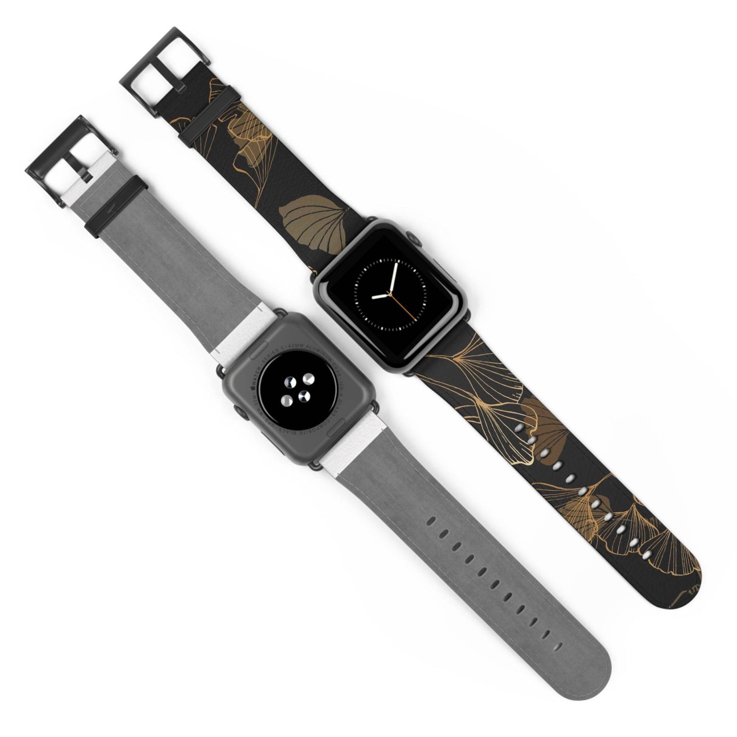 GINKO LEAVES JAPANESE INDIGO DESIGN APPLE® WATCH BAND