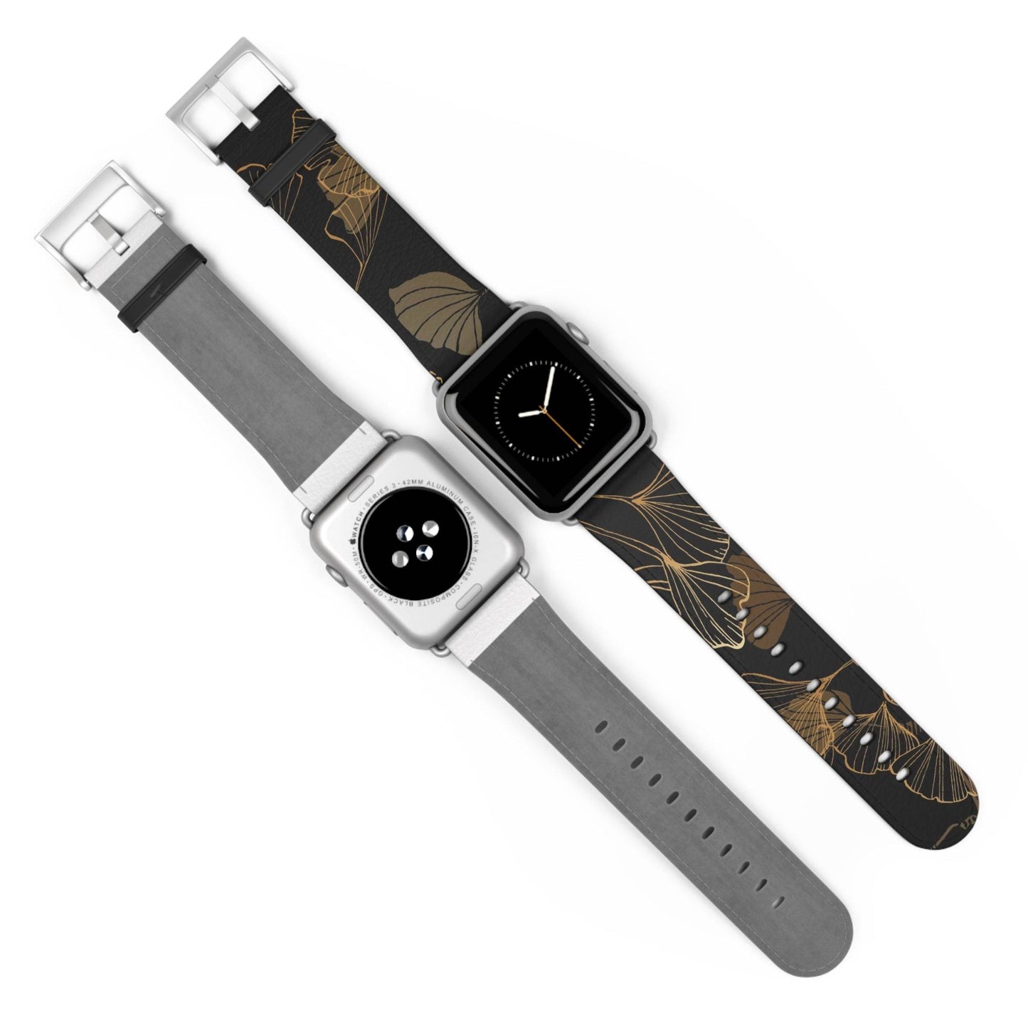 GINKO LEAVES JAPANESE INDIGO DESIGN APPLE® WATCH BAND