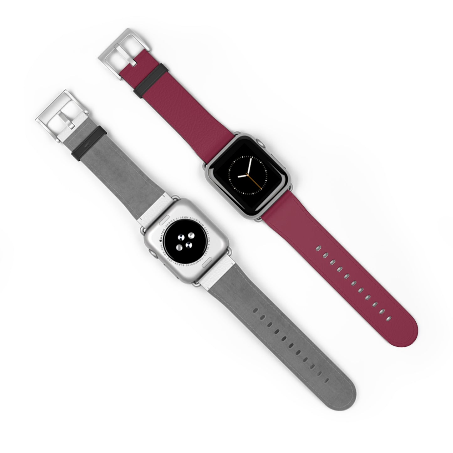 DARK BROWN APPLE® WATCH BAND- PANTONE® 208