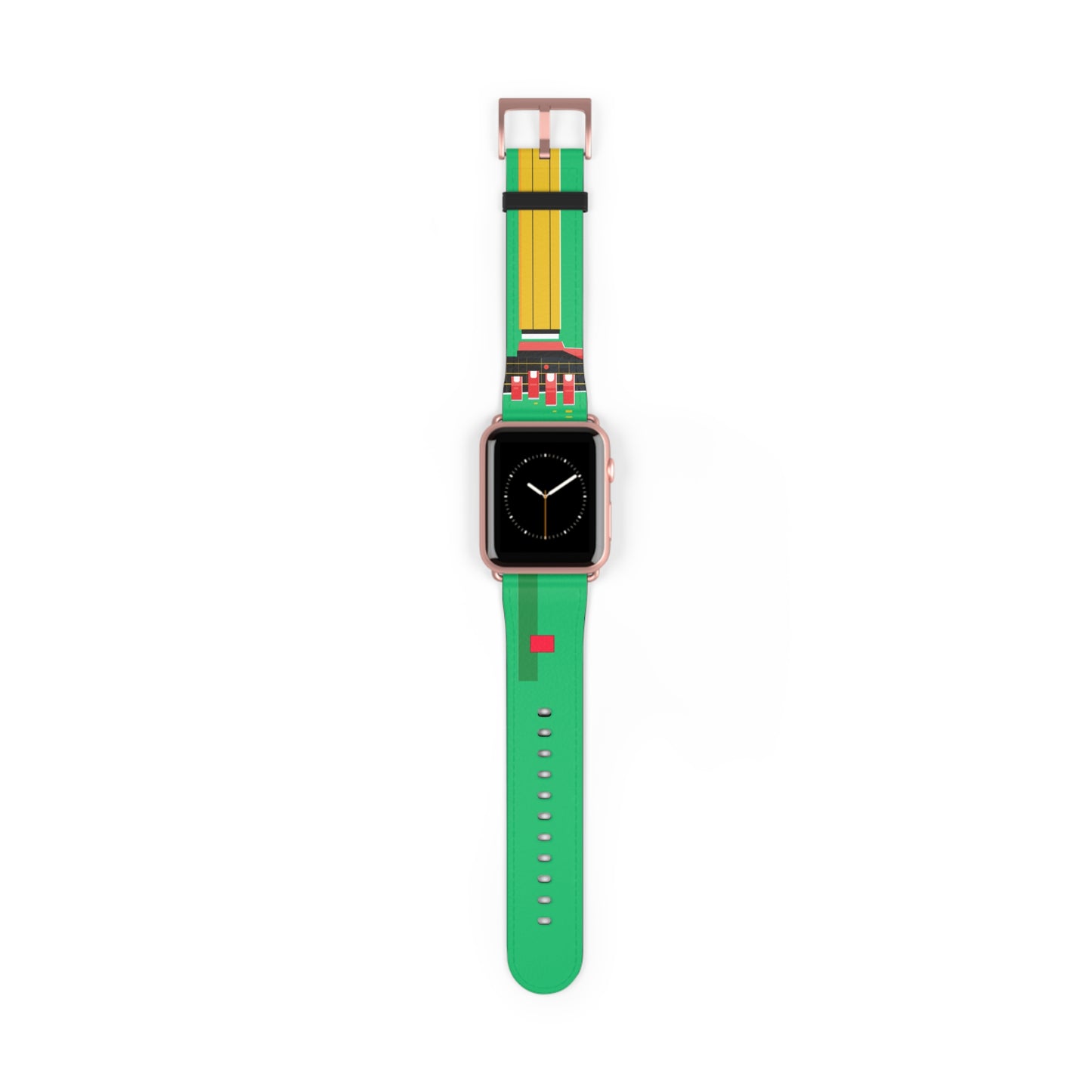 GREEN MODERN LINES APPLE® WATCH BAND